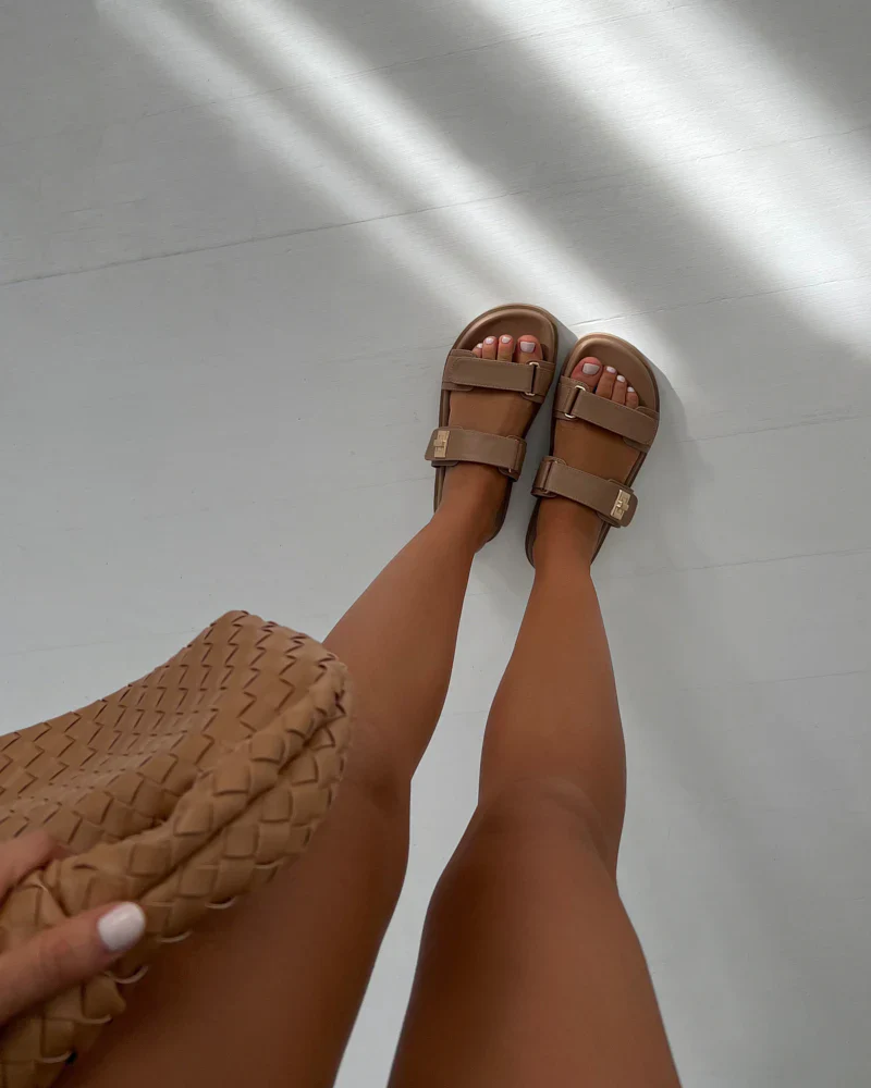 Amylee Sandals Light Cashew - Image 7