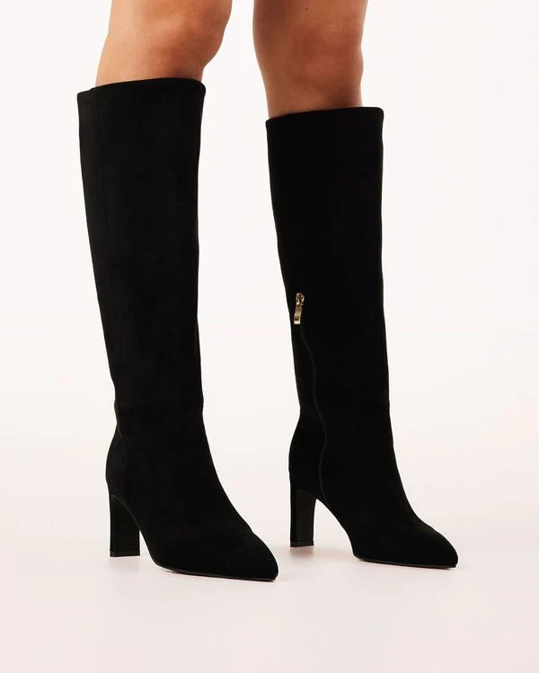 Antoinette Knee-high Boots Black - Image 3