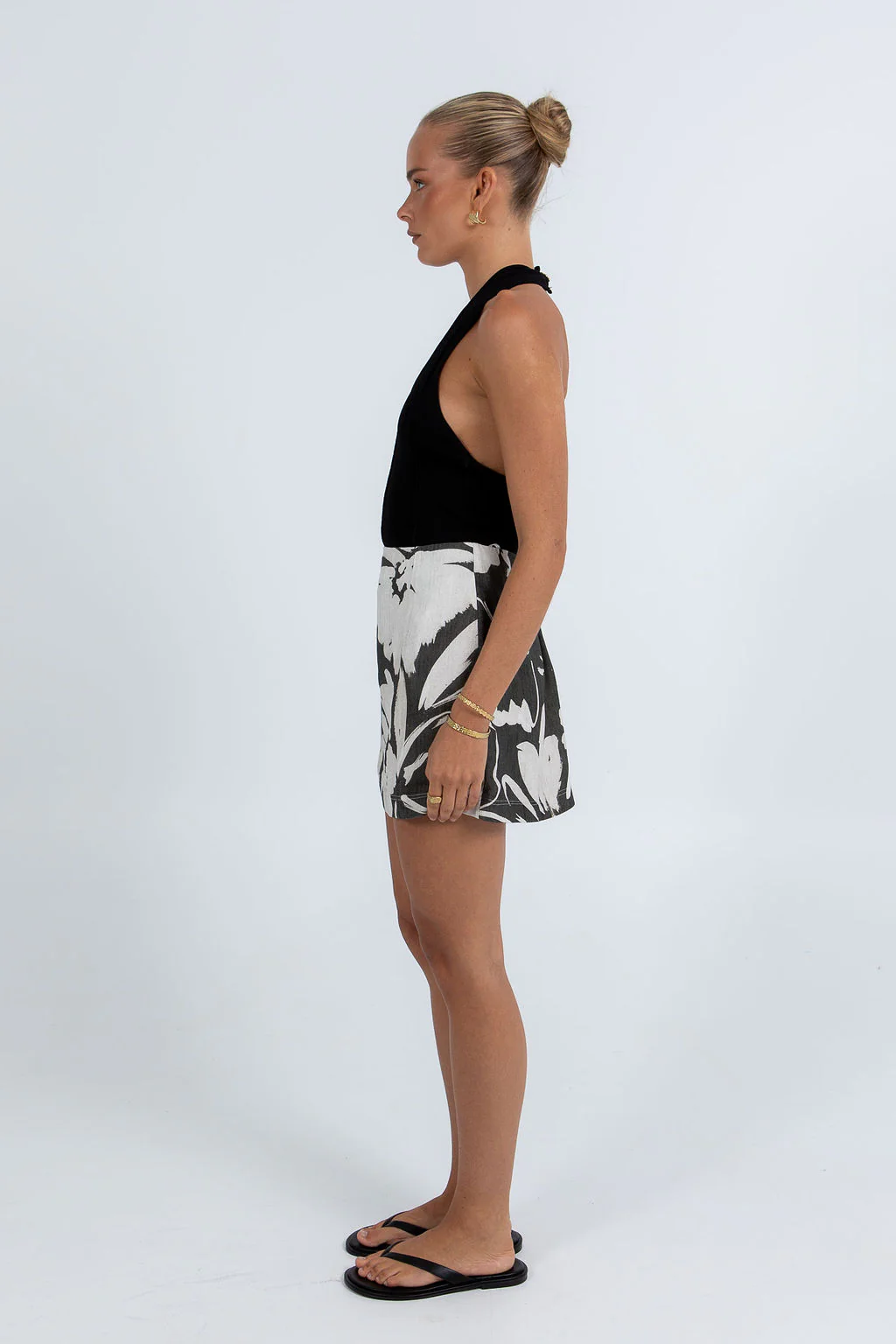 Aprire Mini Skirt Florique Print - Image 4