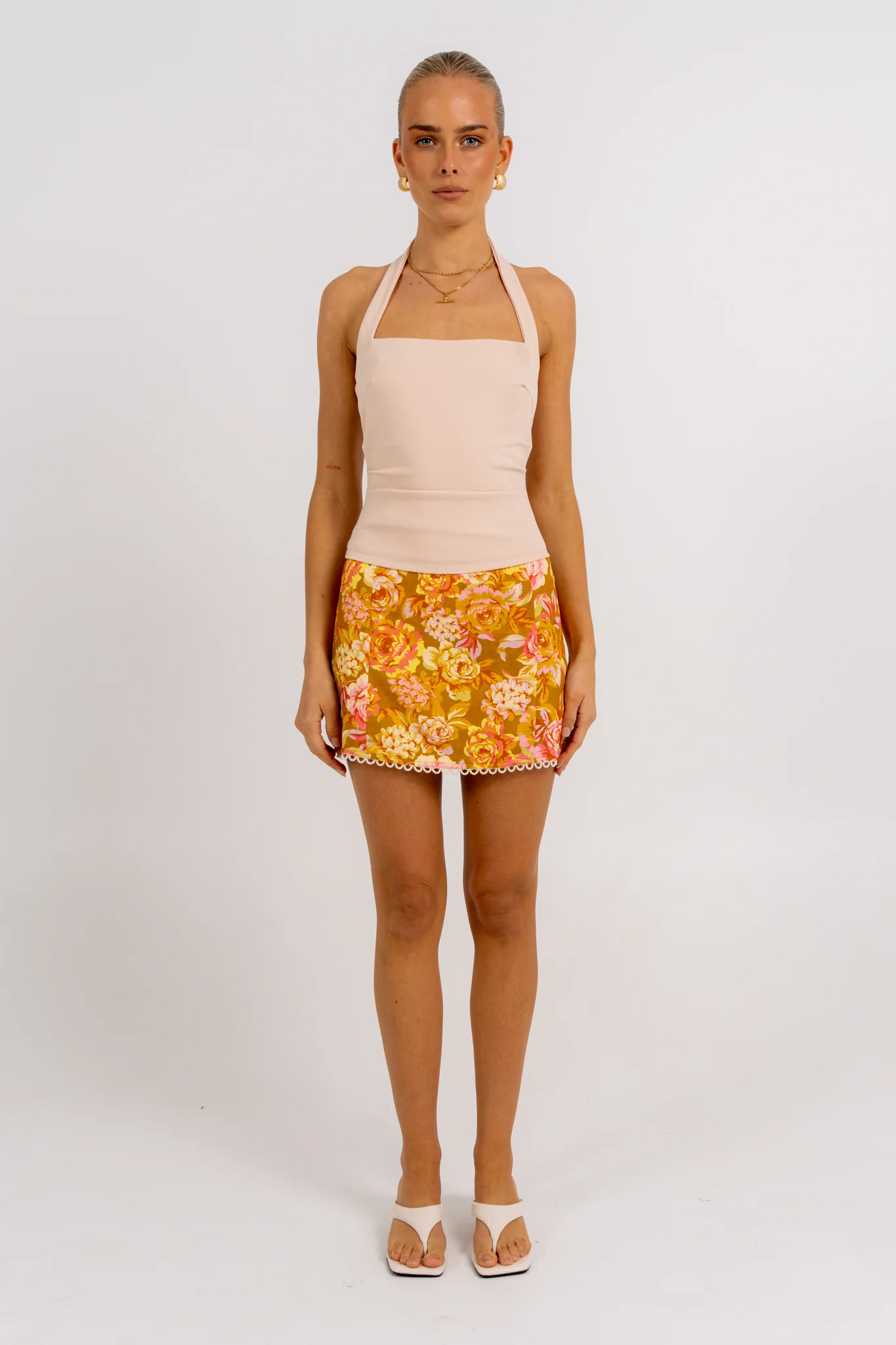 Aprire Mini Skirt Hinterbloom Print - Image 3