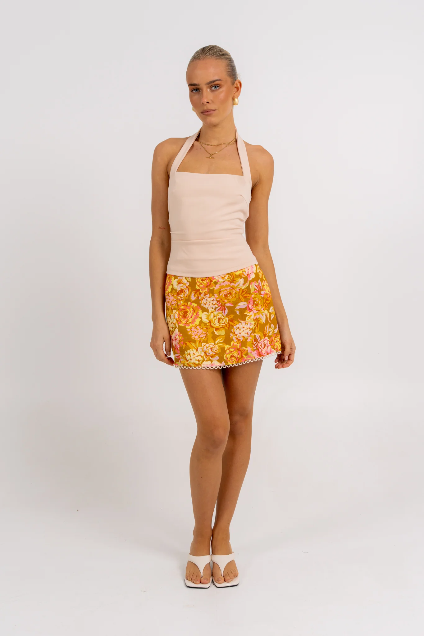 Aprire Mini Skirt Hinterbloom Print - Image 8