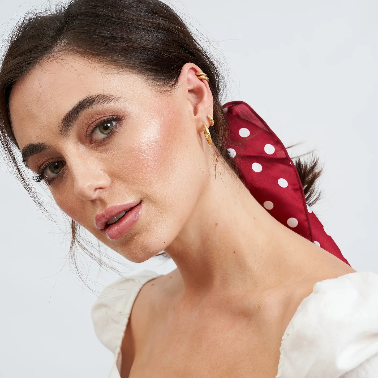 Arabella Earrings Gold - Image 10