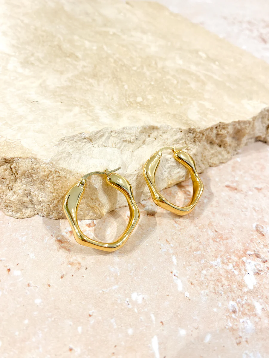 Arielle Earrings - Gold - Image 3