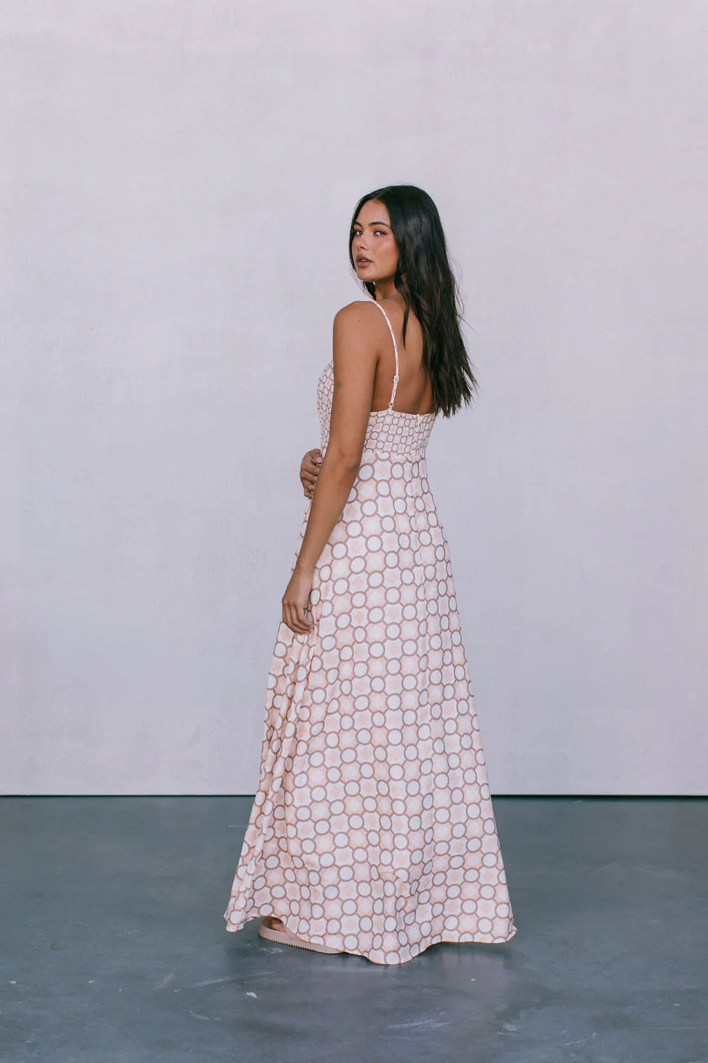 Aries Maxi Dress Sienna Tile Print - Image 5