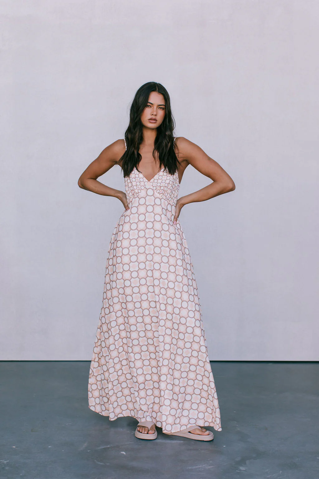 Aries Maxi Dress Sienna Tile Print - Image 7