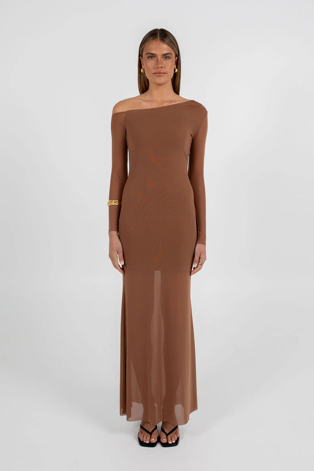 Atoir Maxi Dress Caramel - Image 3