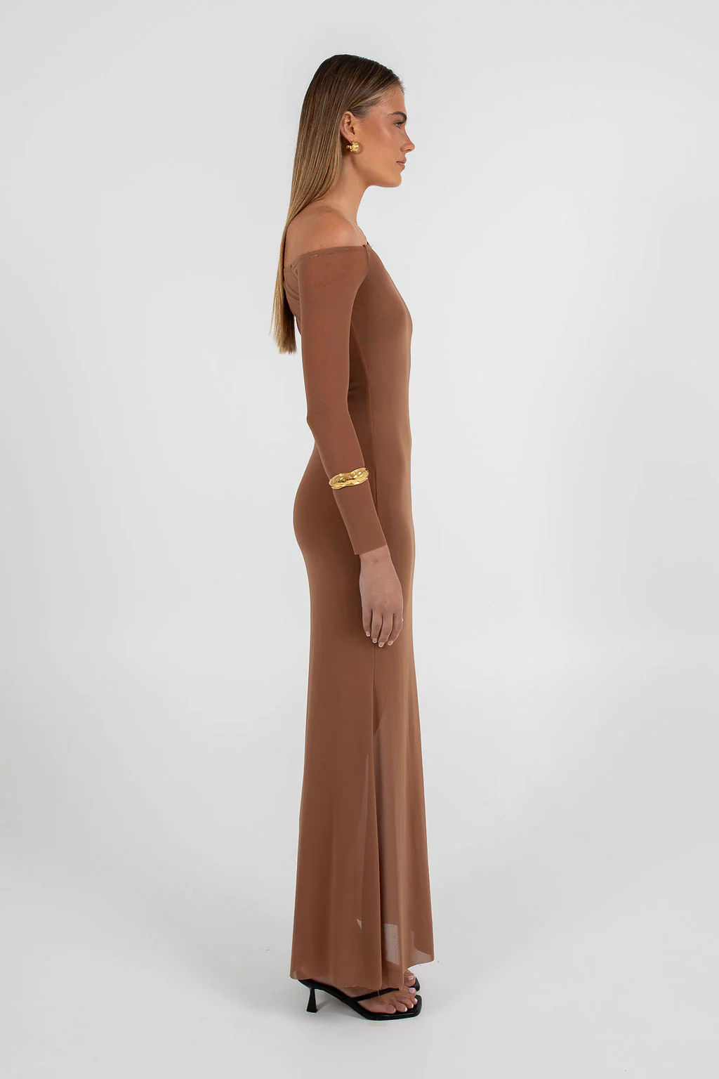 Atoir Maxi Dress Caramel - Image 5