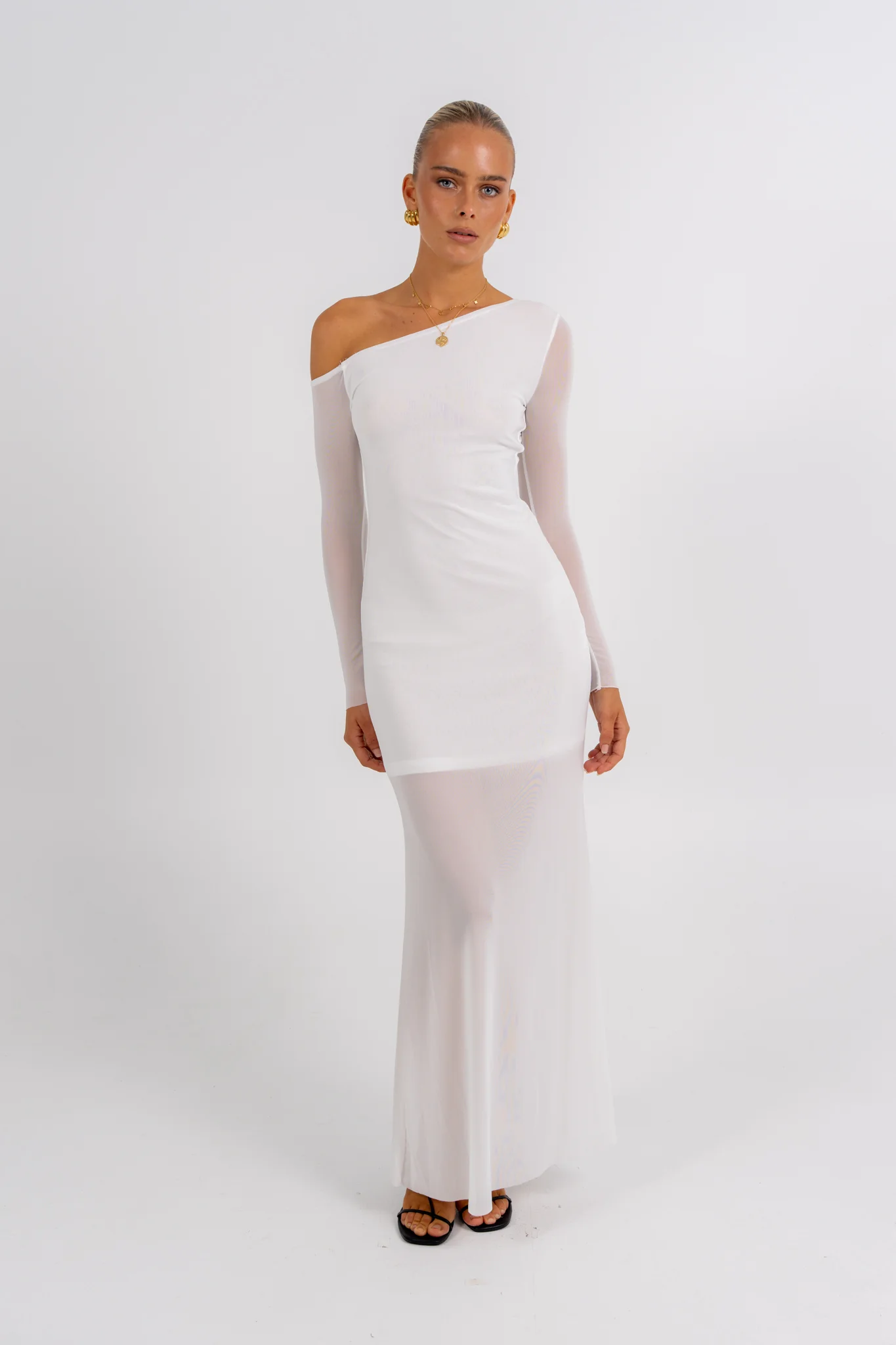 Atoir Maxi Dress White - Image 5