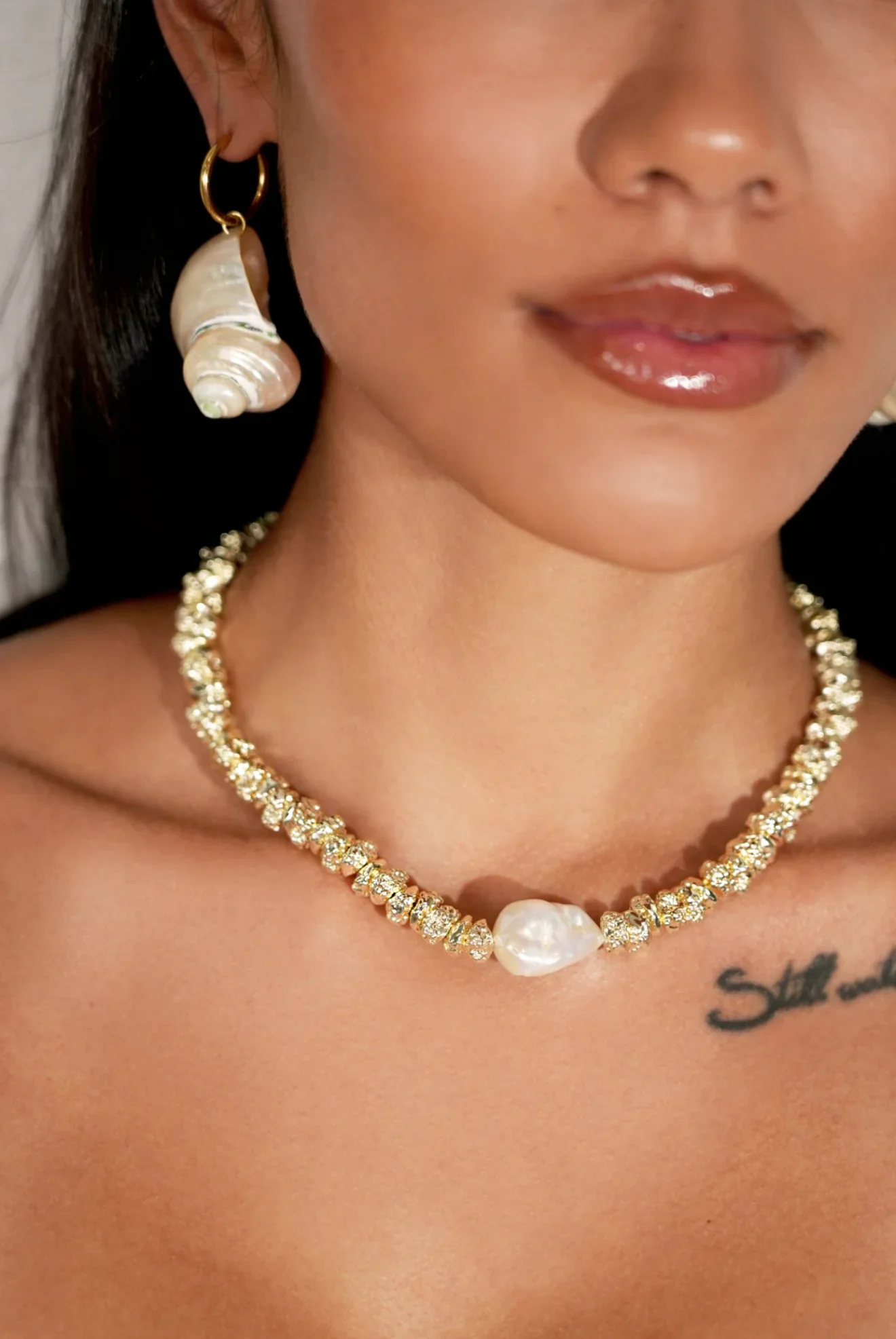 Avani Necklace Pearl - Image 3