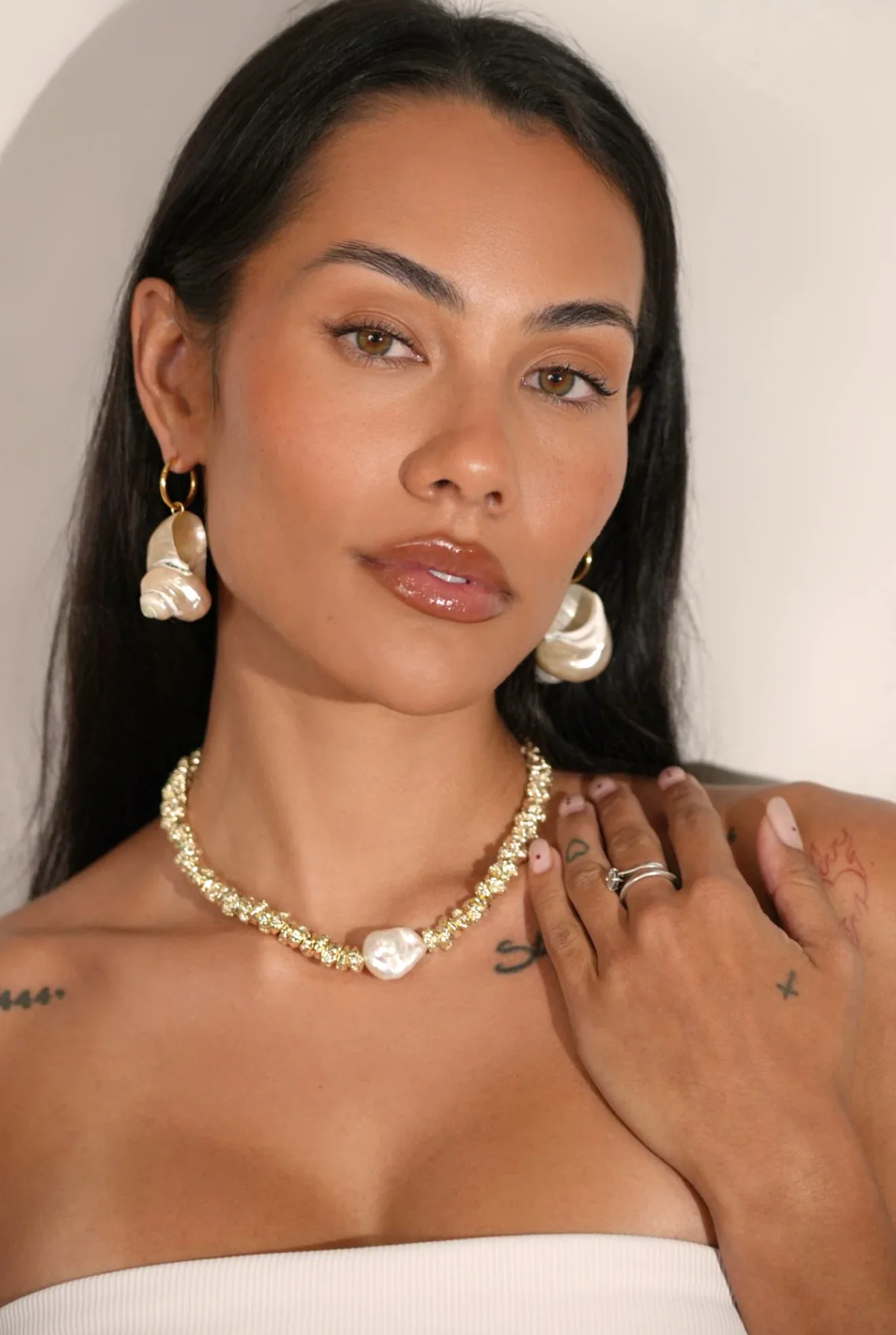 Avani Necklace Pearl - Image 6