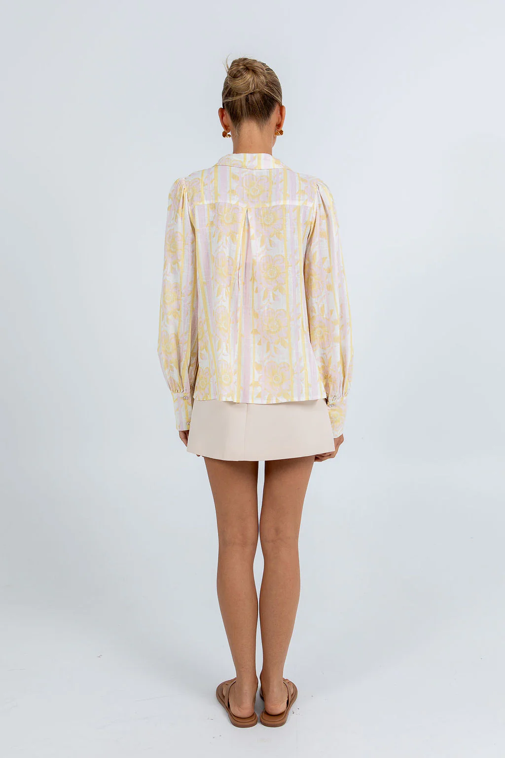 Bailee Shirt Lemon Floral - Image 10