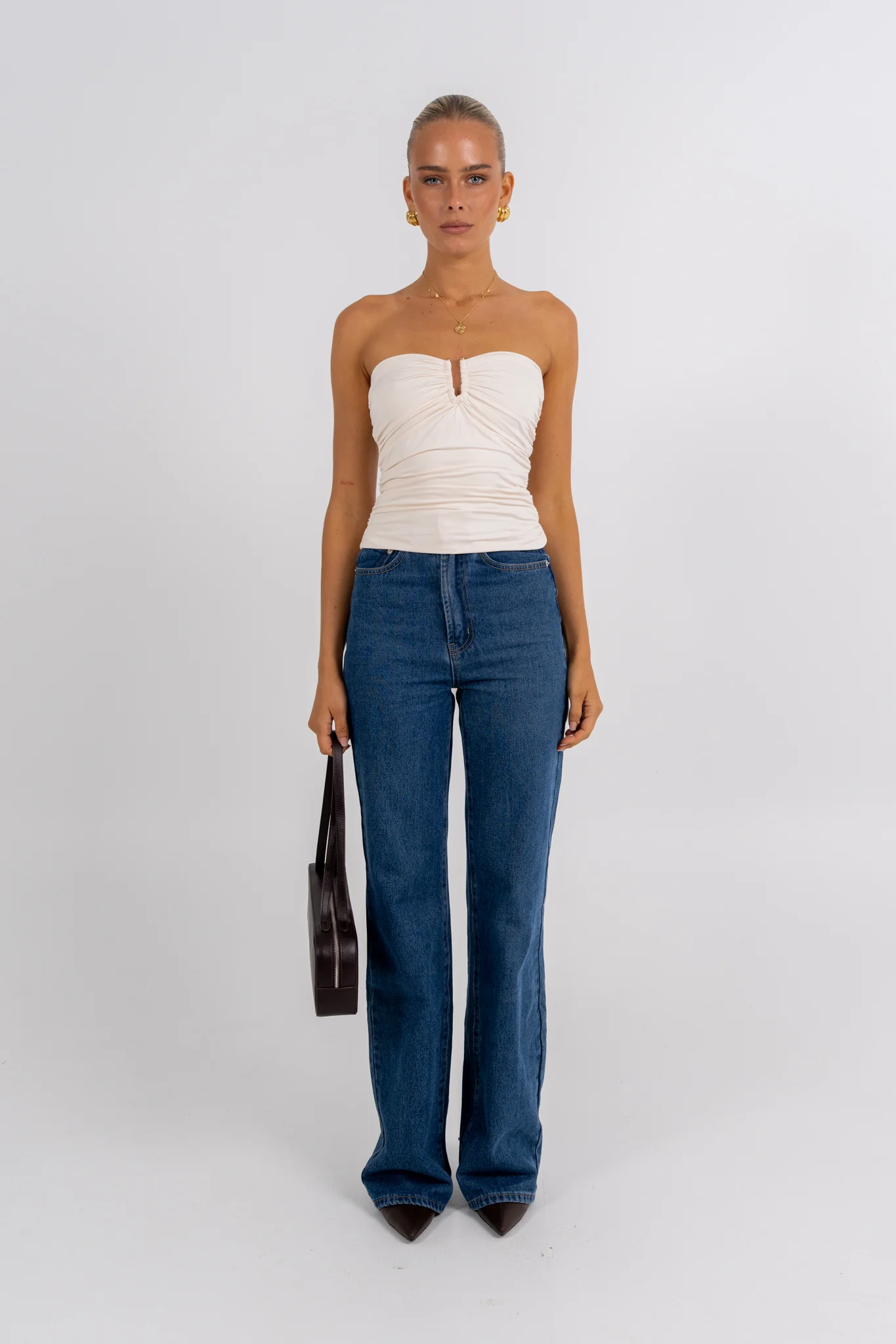 Bannie Strapless Top Cream - Image 5