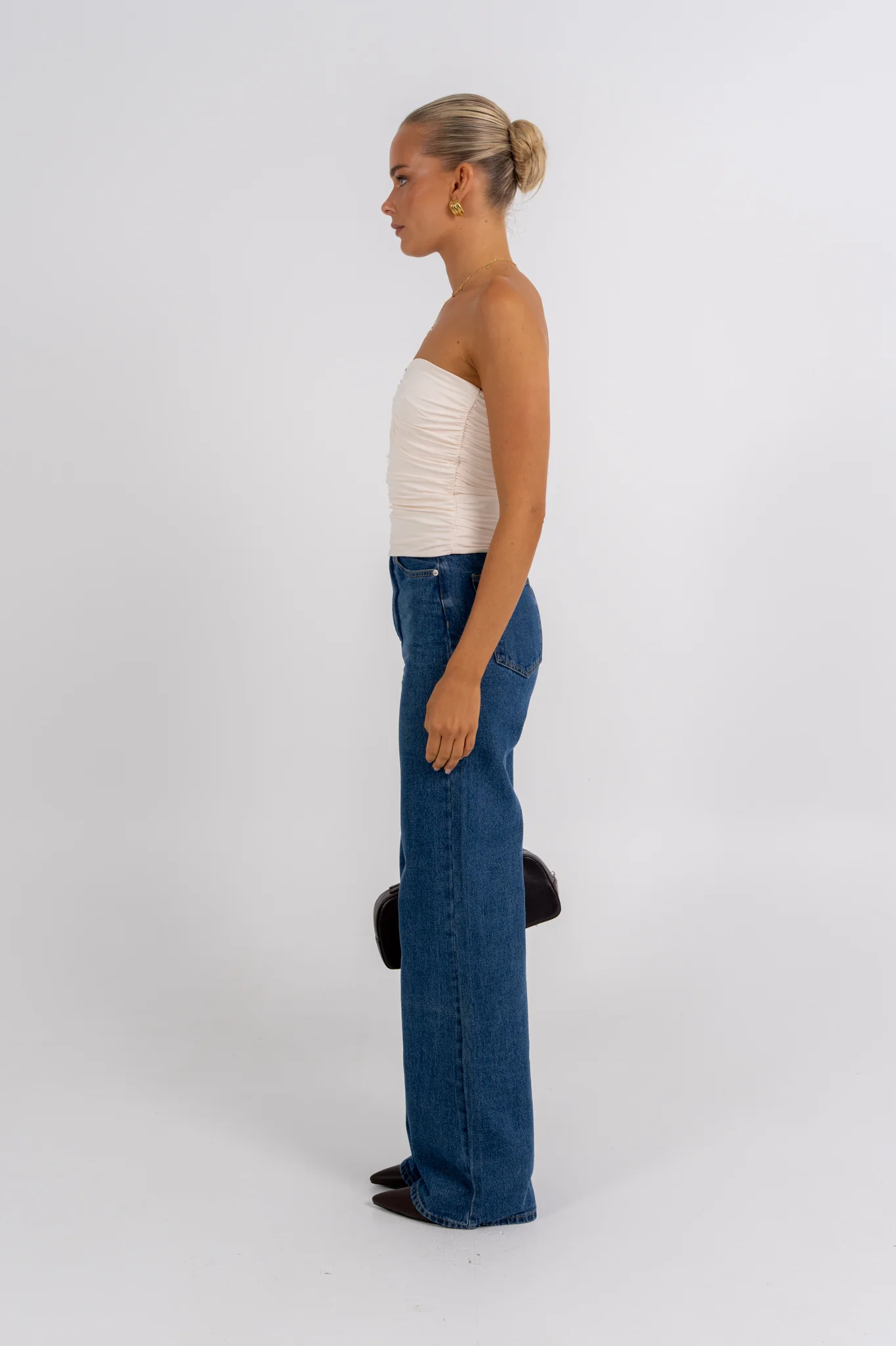 Bannie Strapless Top Cream - Image 8