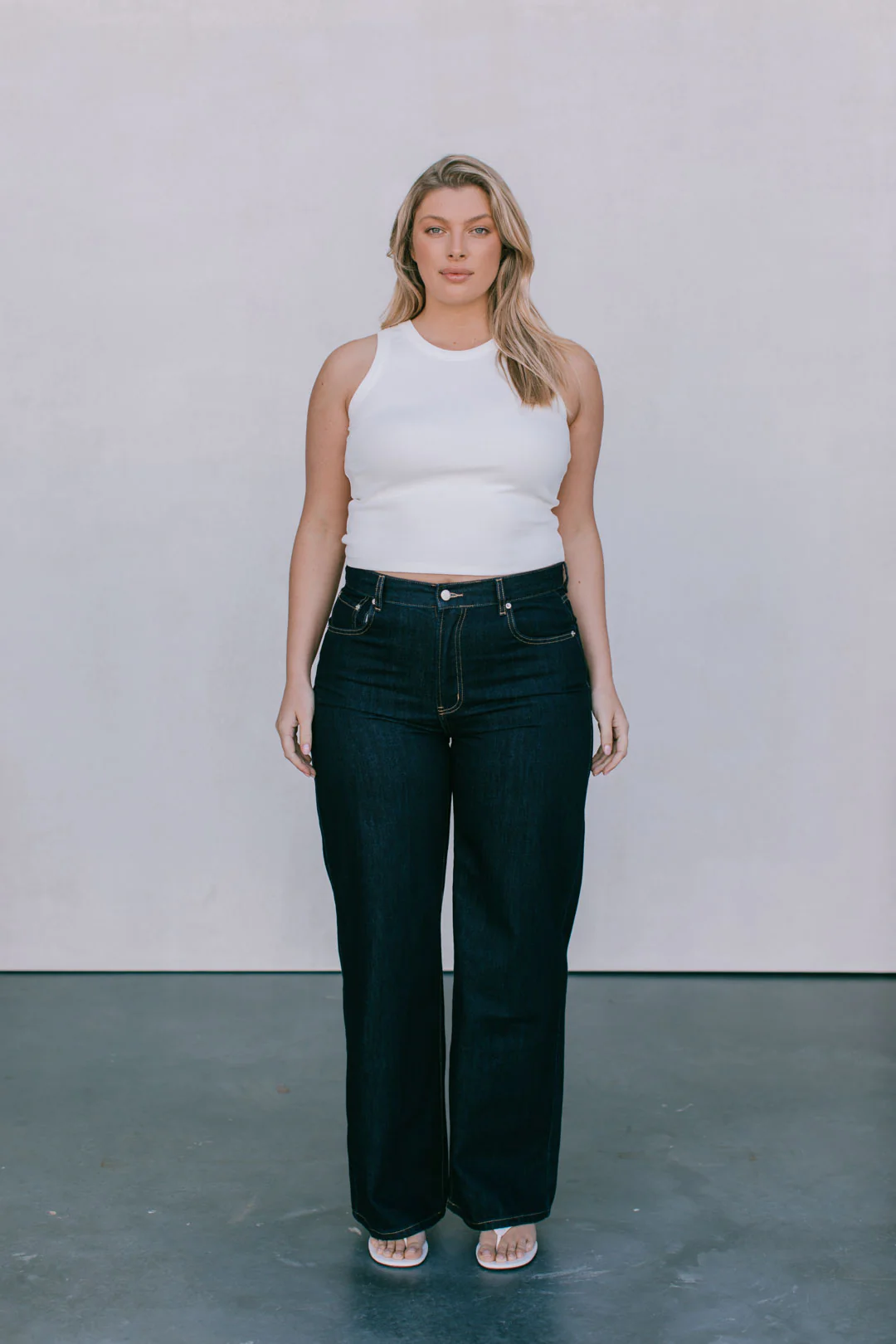 Bessie Straight Leg Jeans Indigo - Image 18