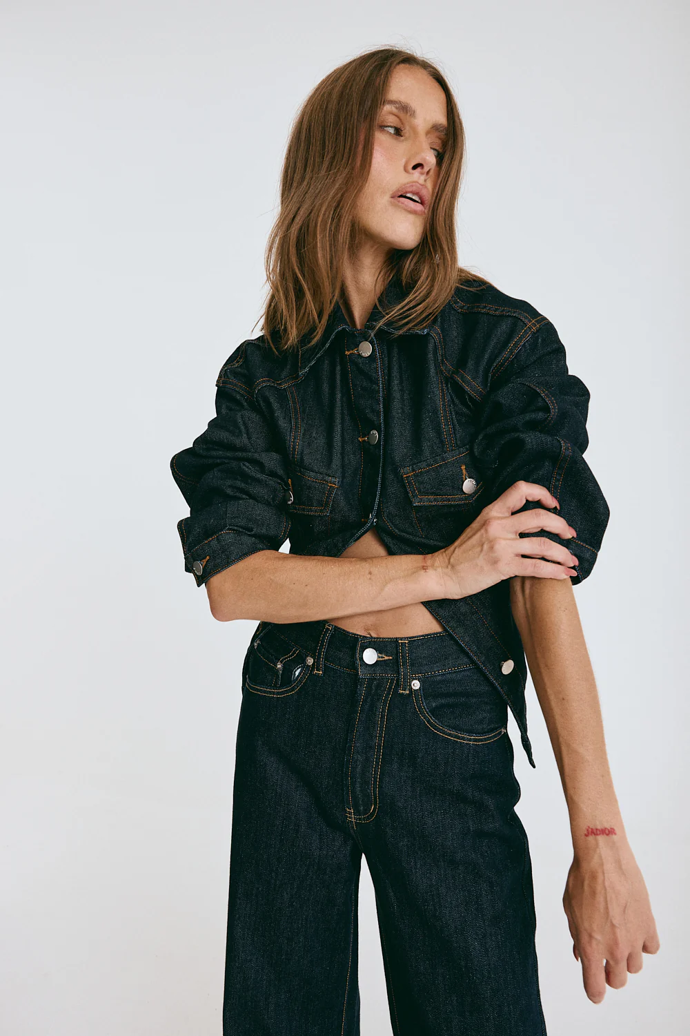Bessie Straight Leg Jeans Indigo - Image 19