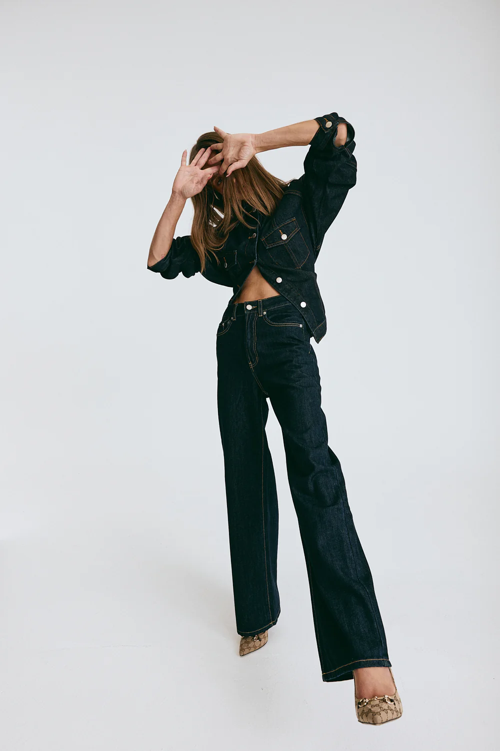 Bessie Straight Leg Jeans Indigo - Image 3