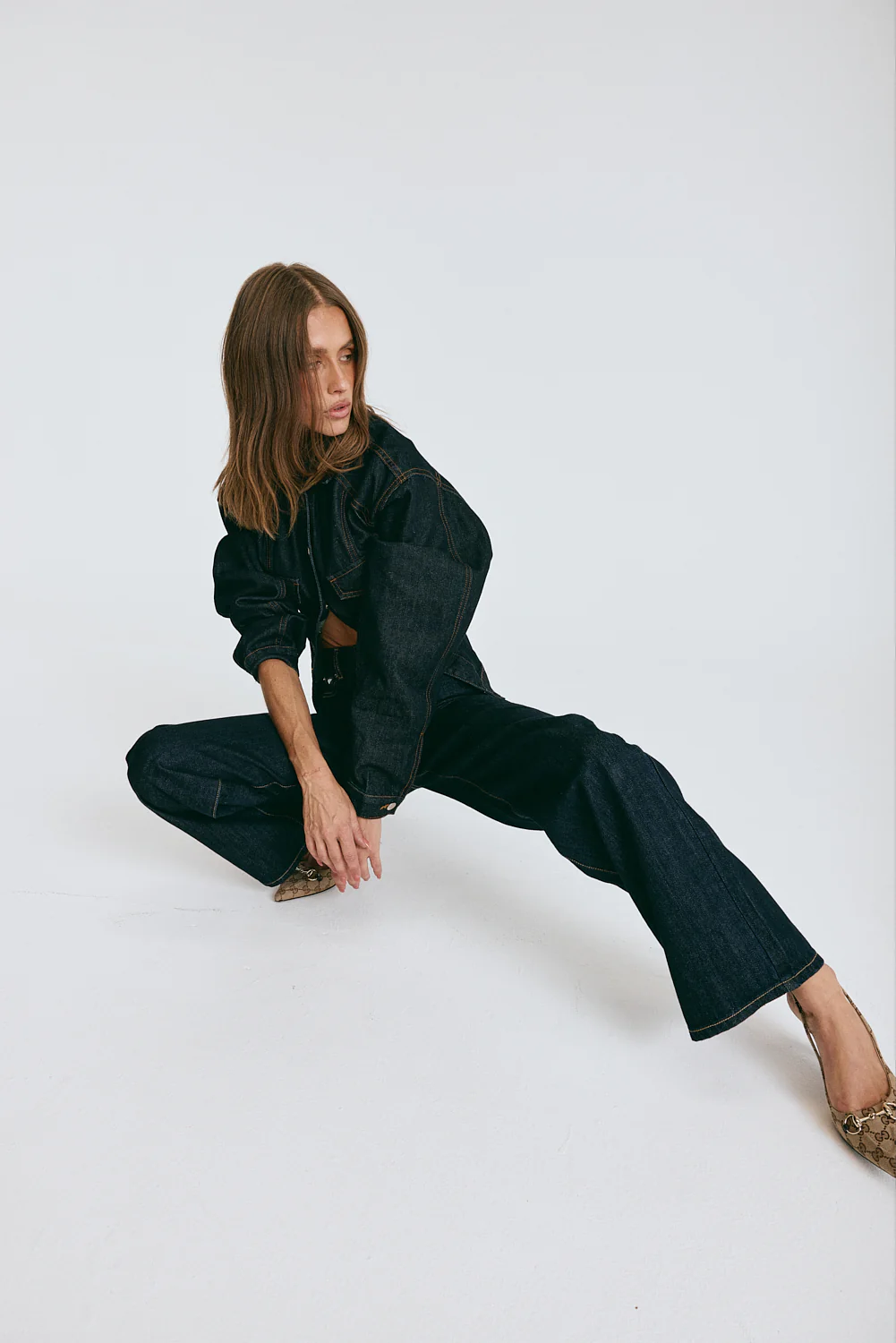 Bessie Straight Leg Jeans Indigo - Image 6