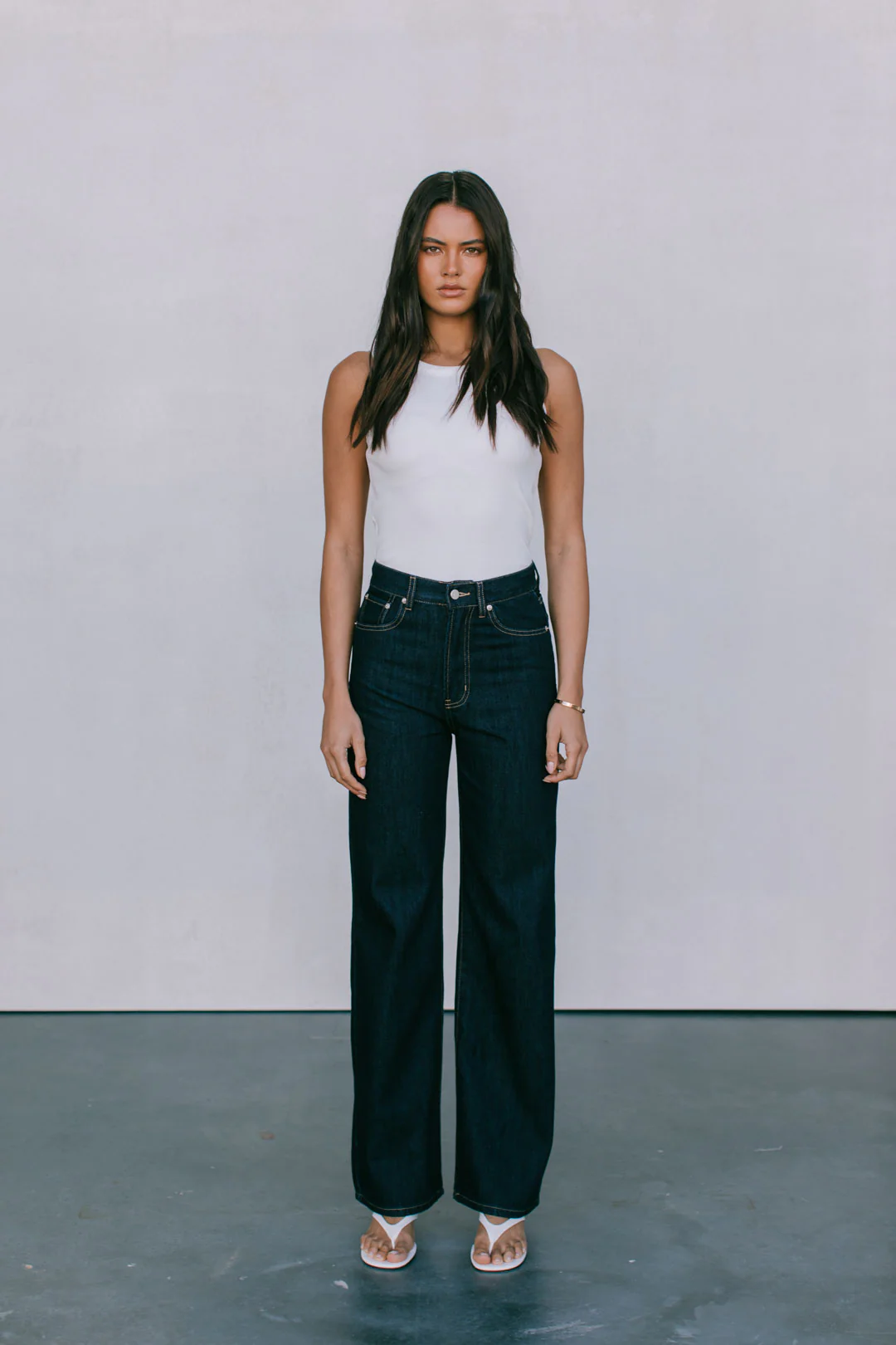 Bessie Straight Leg Jeans Indigo - Image 7