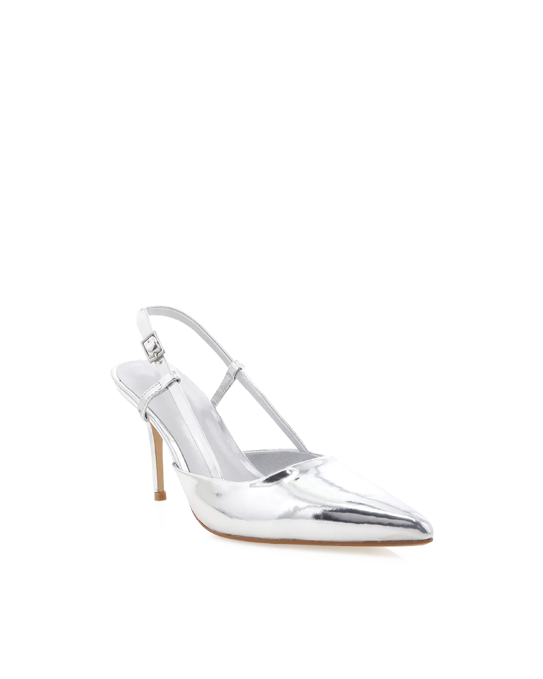 Bethany Heels Silver Chrome - Image 3