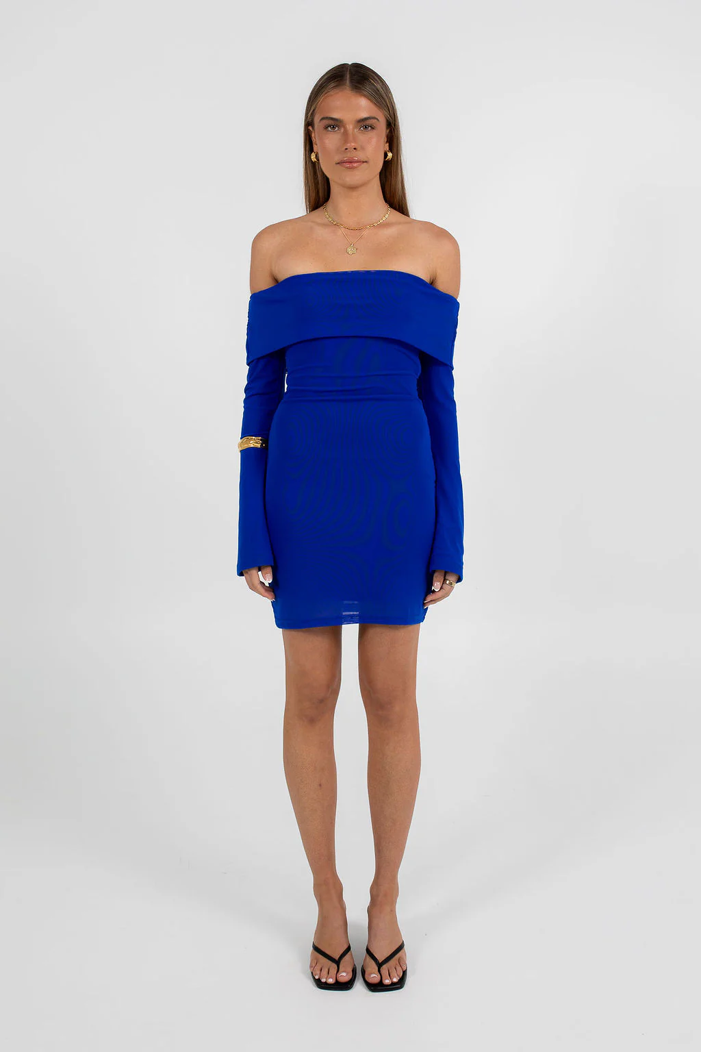 Bettina Mini Dress Royal Blue - Image 4