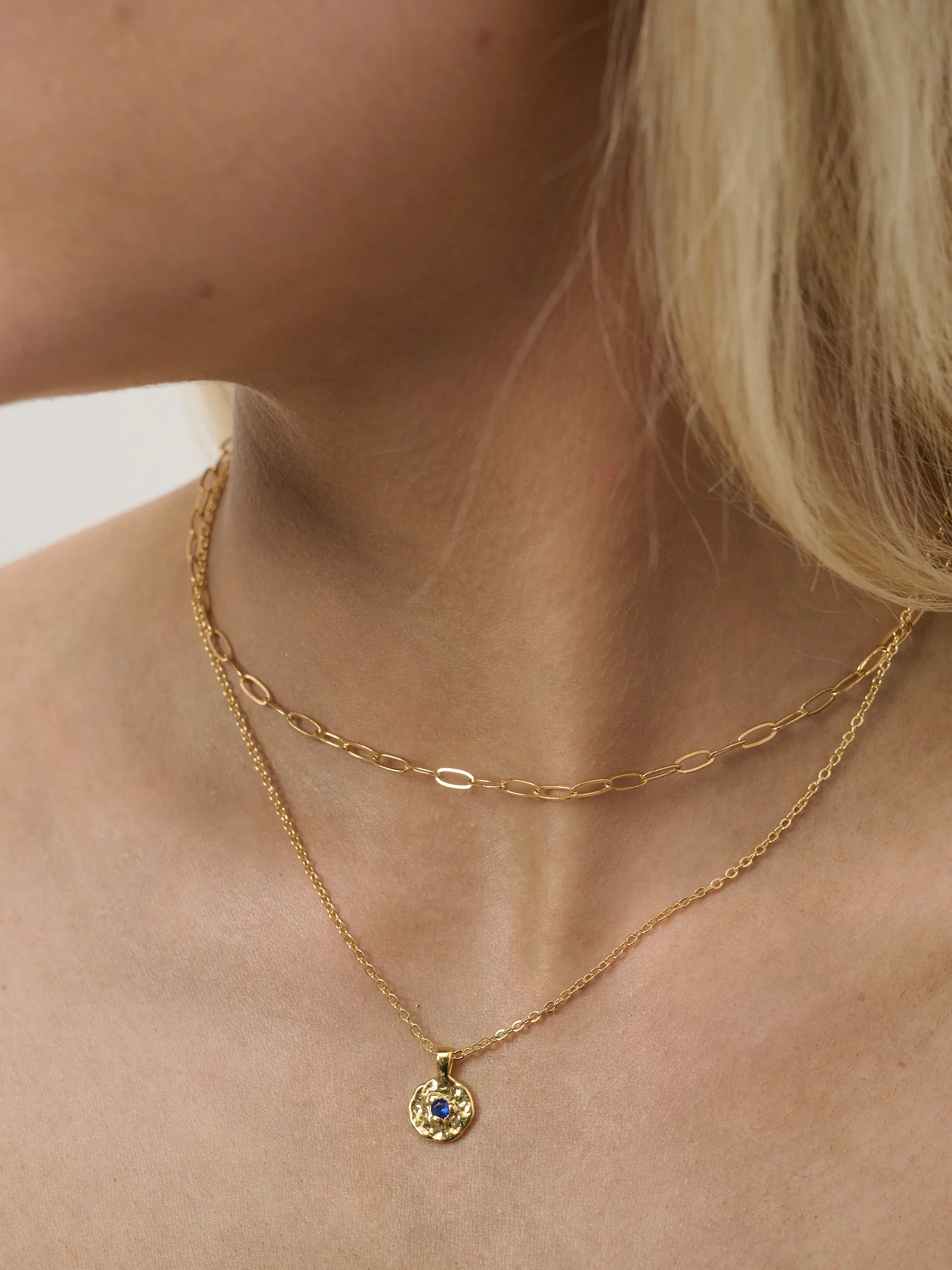 Birthstone Necklace Gold - Image 12