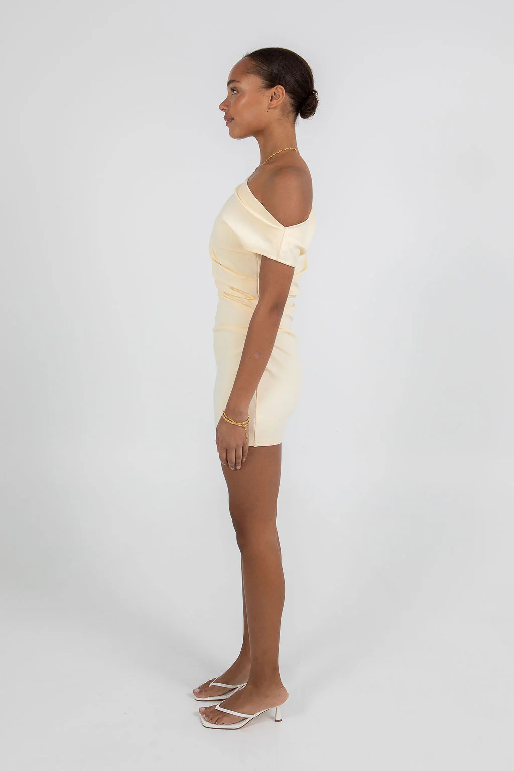 Brydie Mini Dress Butter - Image 4