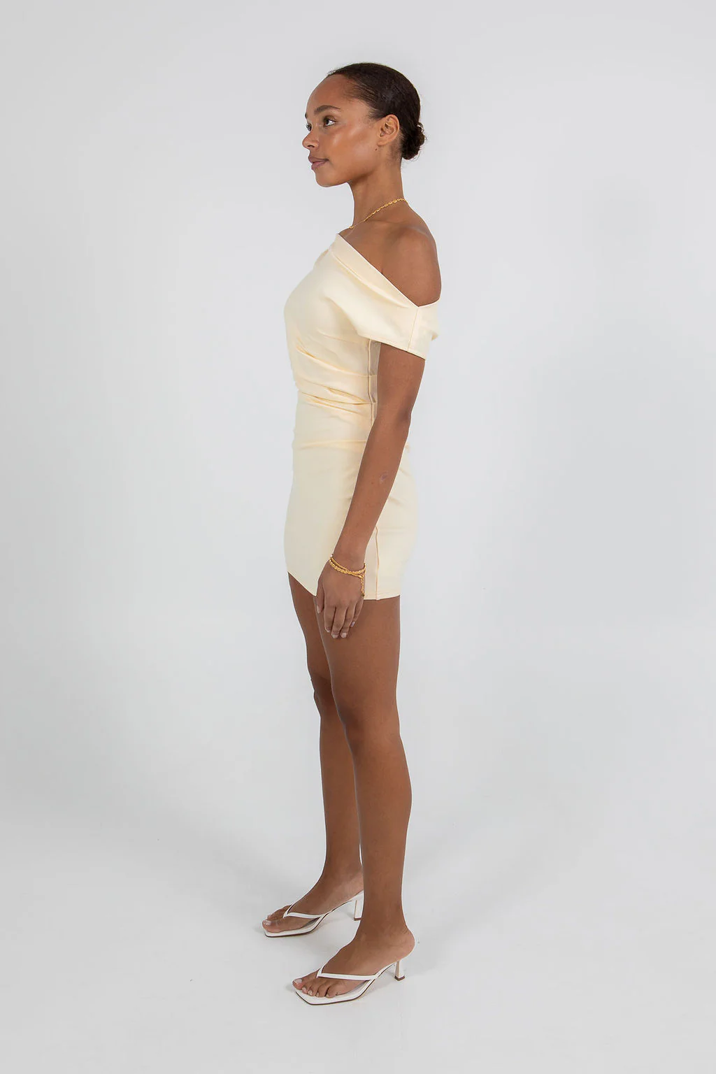 Brydie Mini Dress Butter - Image 7