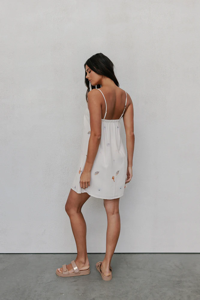 Cala Dress Seashell Print - Image 12