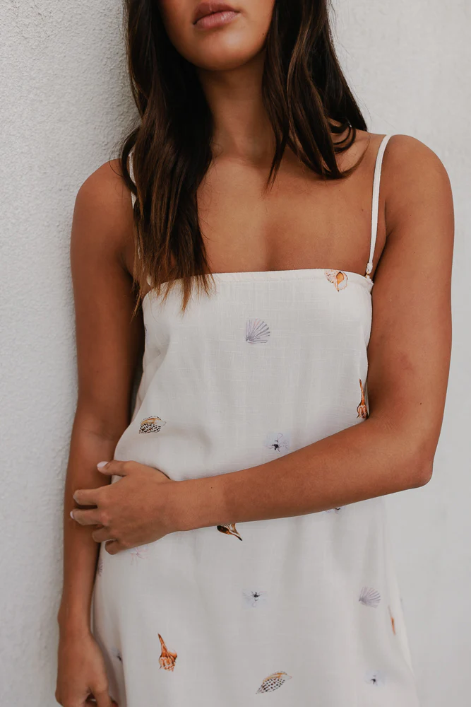 Cala Dress Seashell Print - Image 4