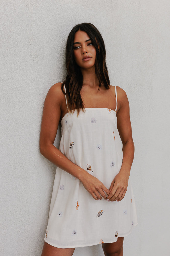 Cala Dress Seashell Print - Image 6