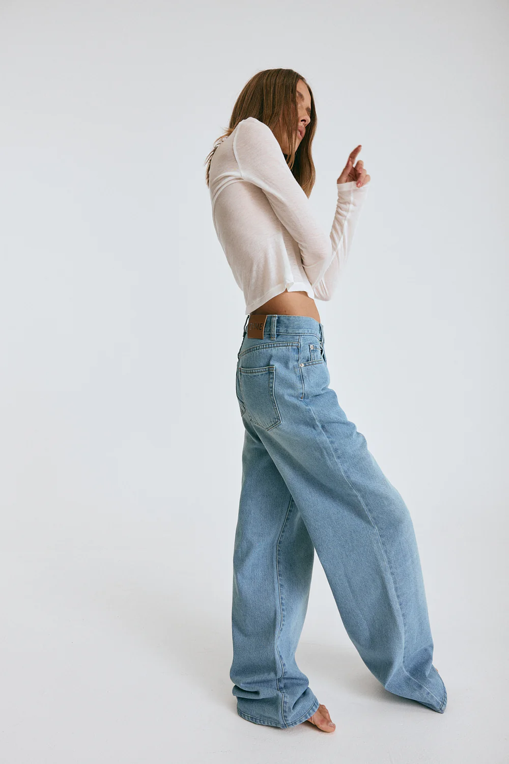 Carissa Wide Leg Jeans True Blue Wash - Image 5