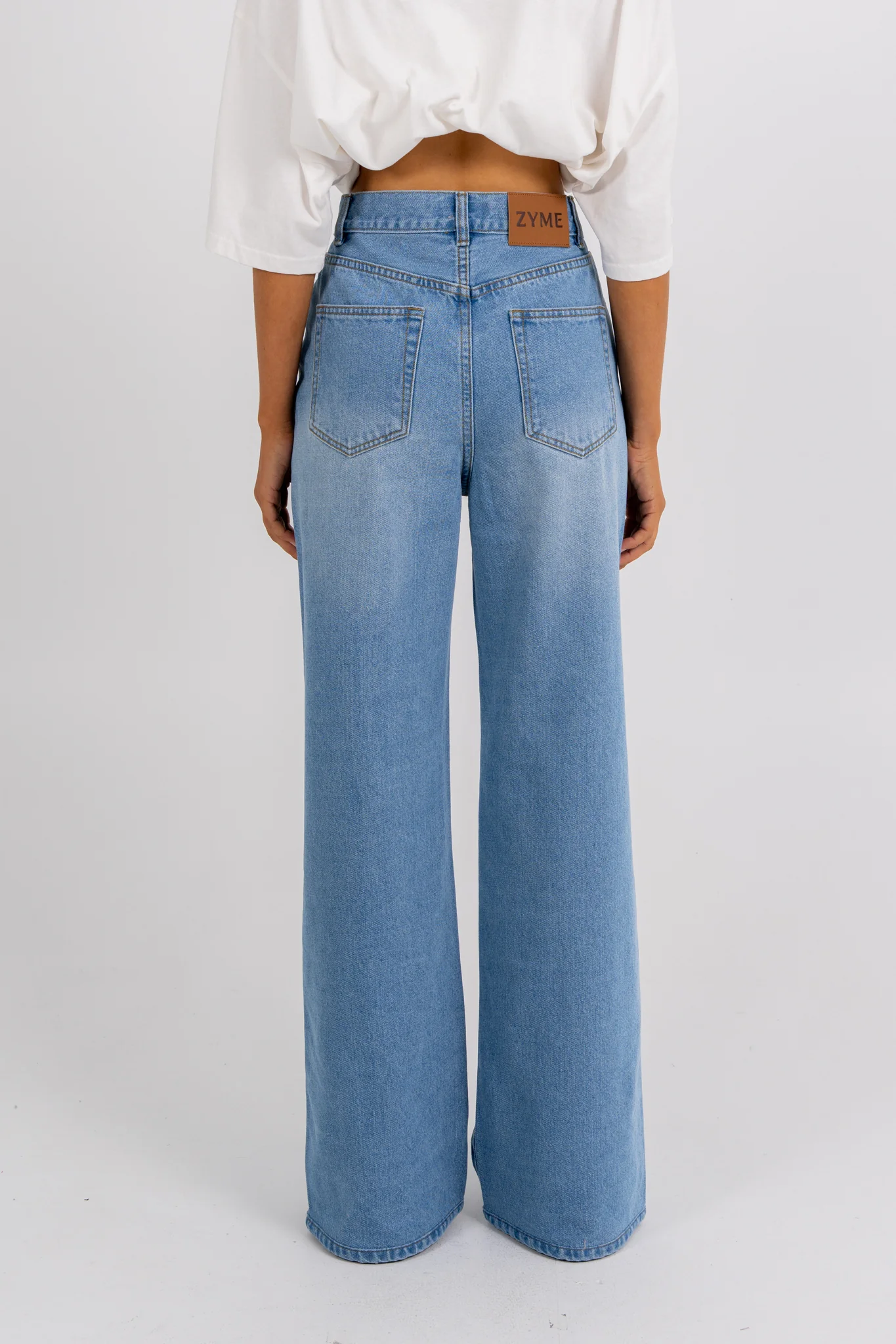 Carissa Wide Leg Jeans True Blue Wash - Image 7