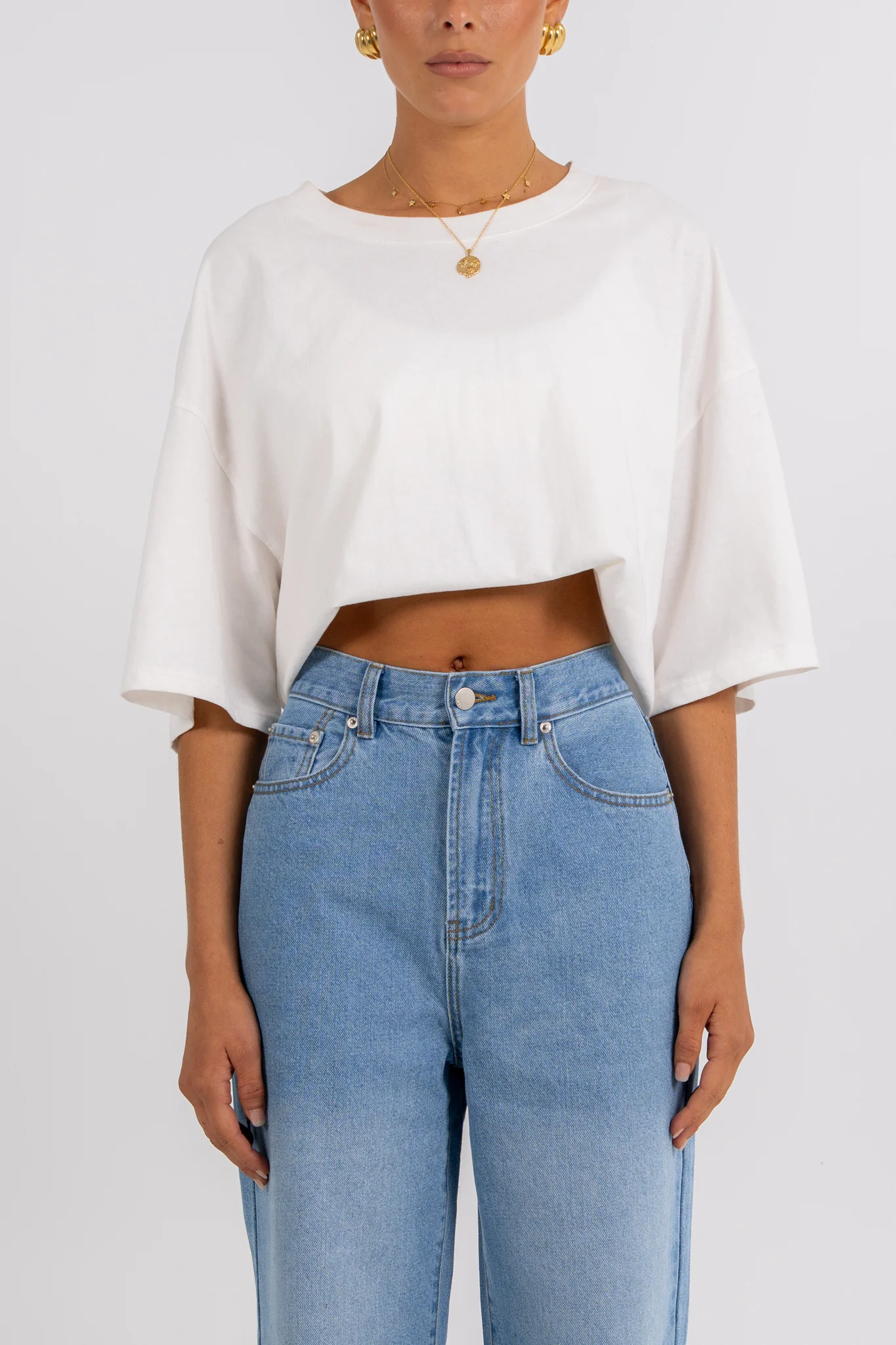 Carissa Wide Leg Jeans True Blue Wash - Image 9