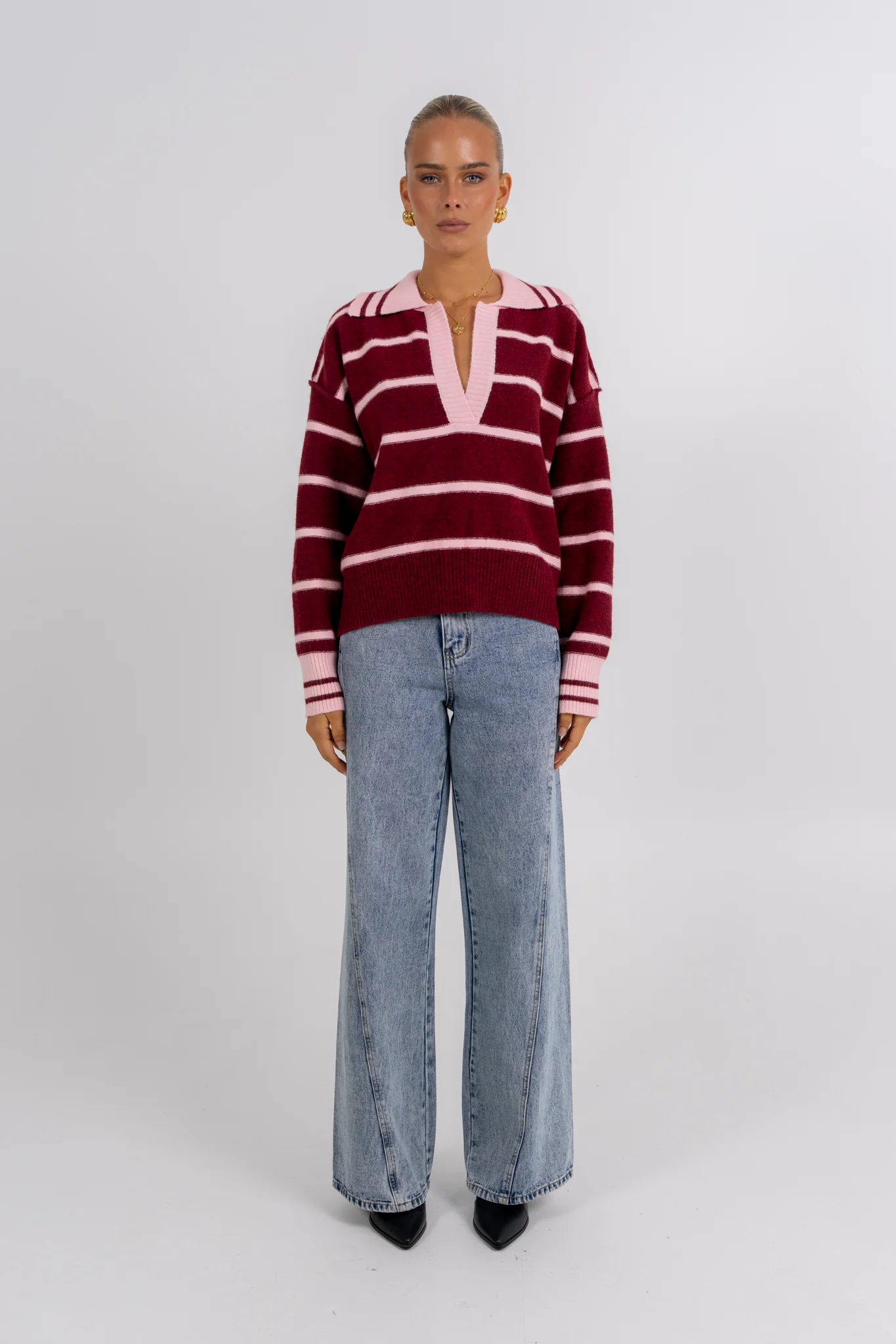Alex Jumper Burgundy