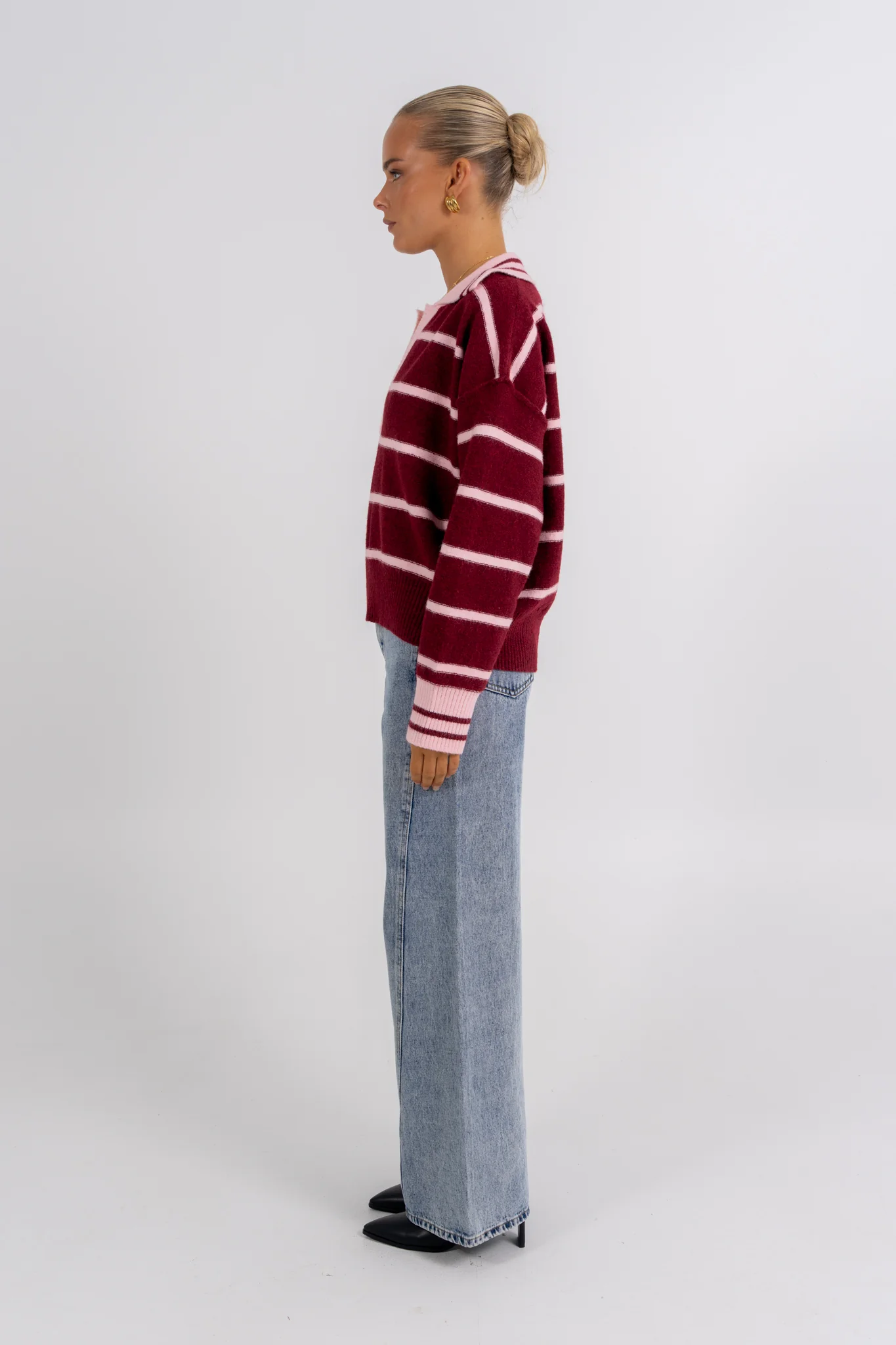 Alex Jumper Burgundy - Image 7