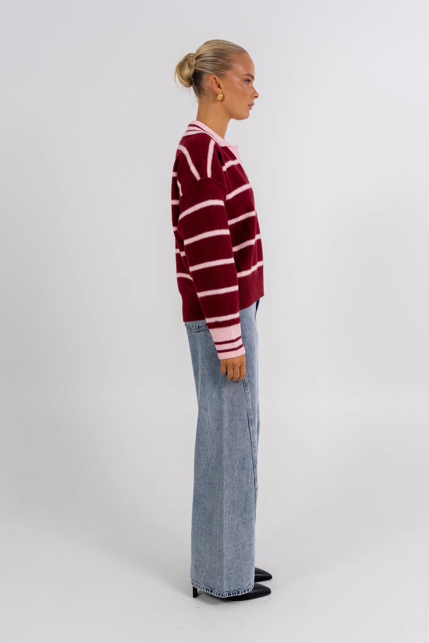 Alex Jumper Burgundy - Image 9