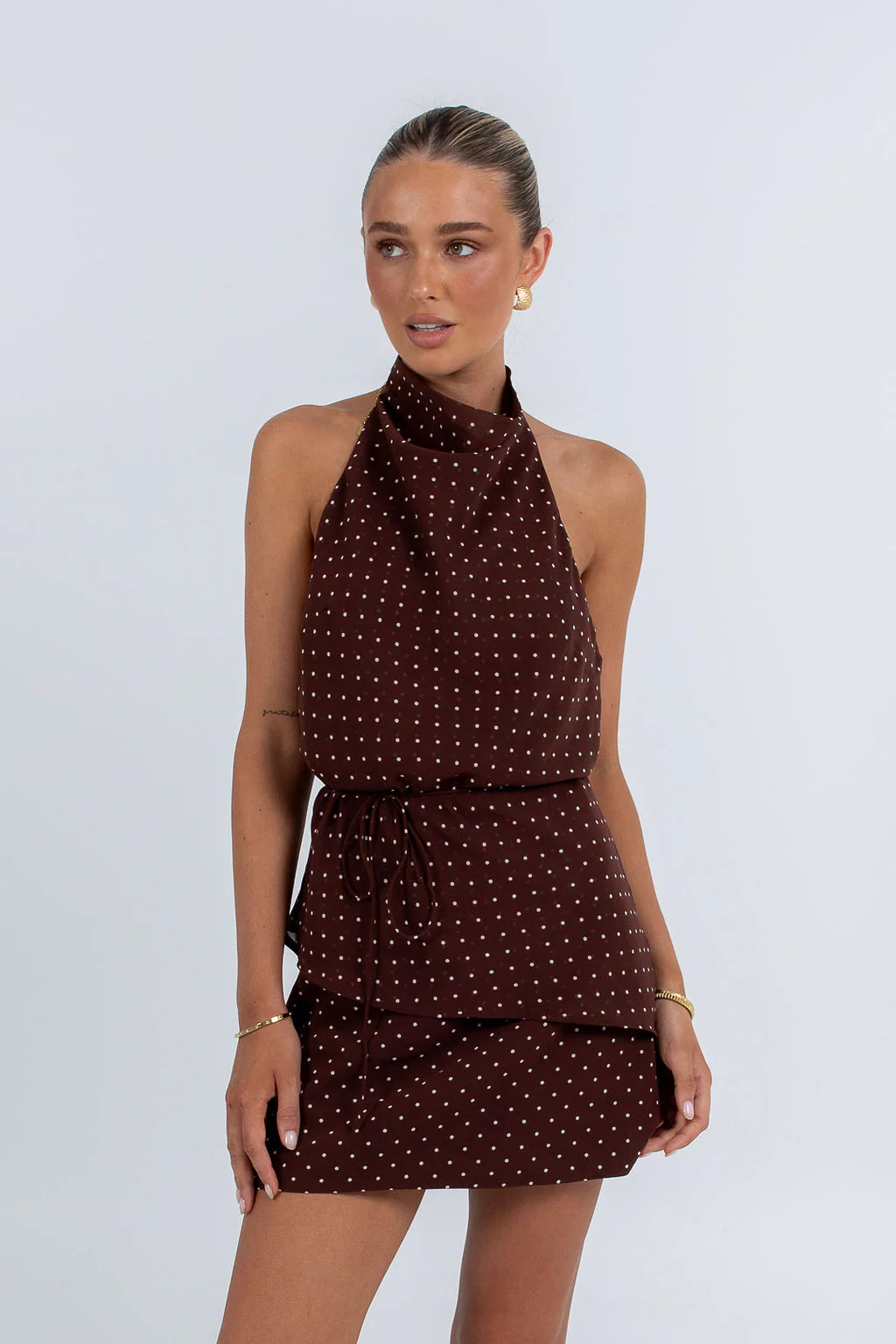 Alias Halter Top Polka Dot