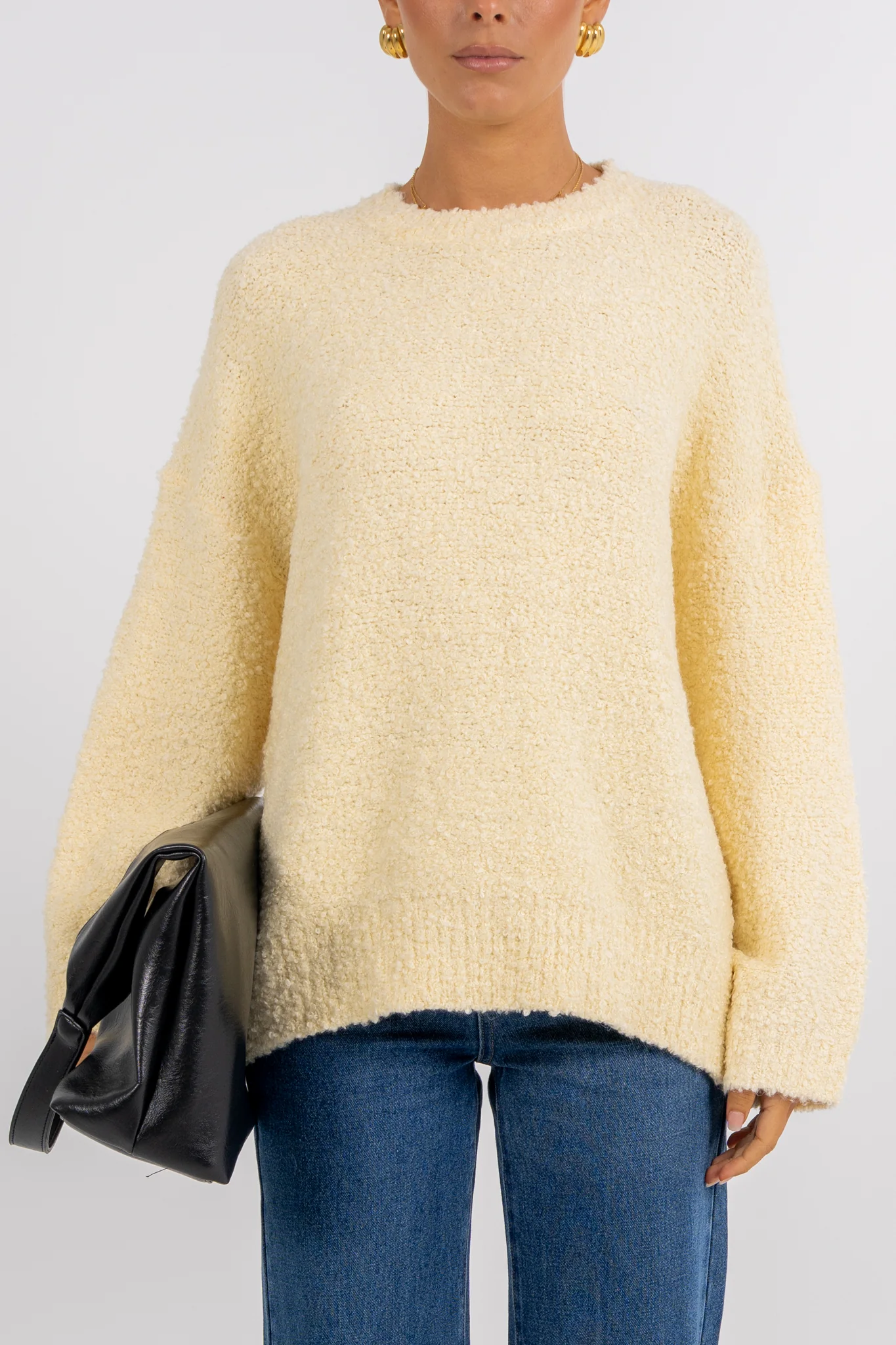 Bobbie Knit Jumper Lemon - Image 4