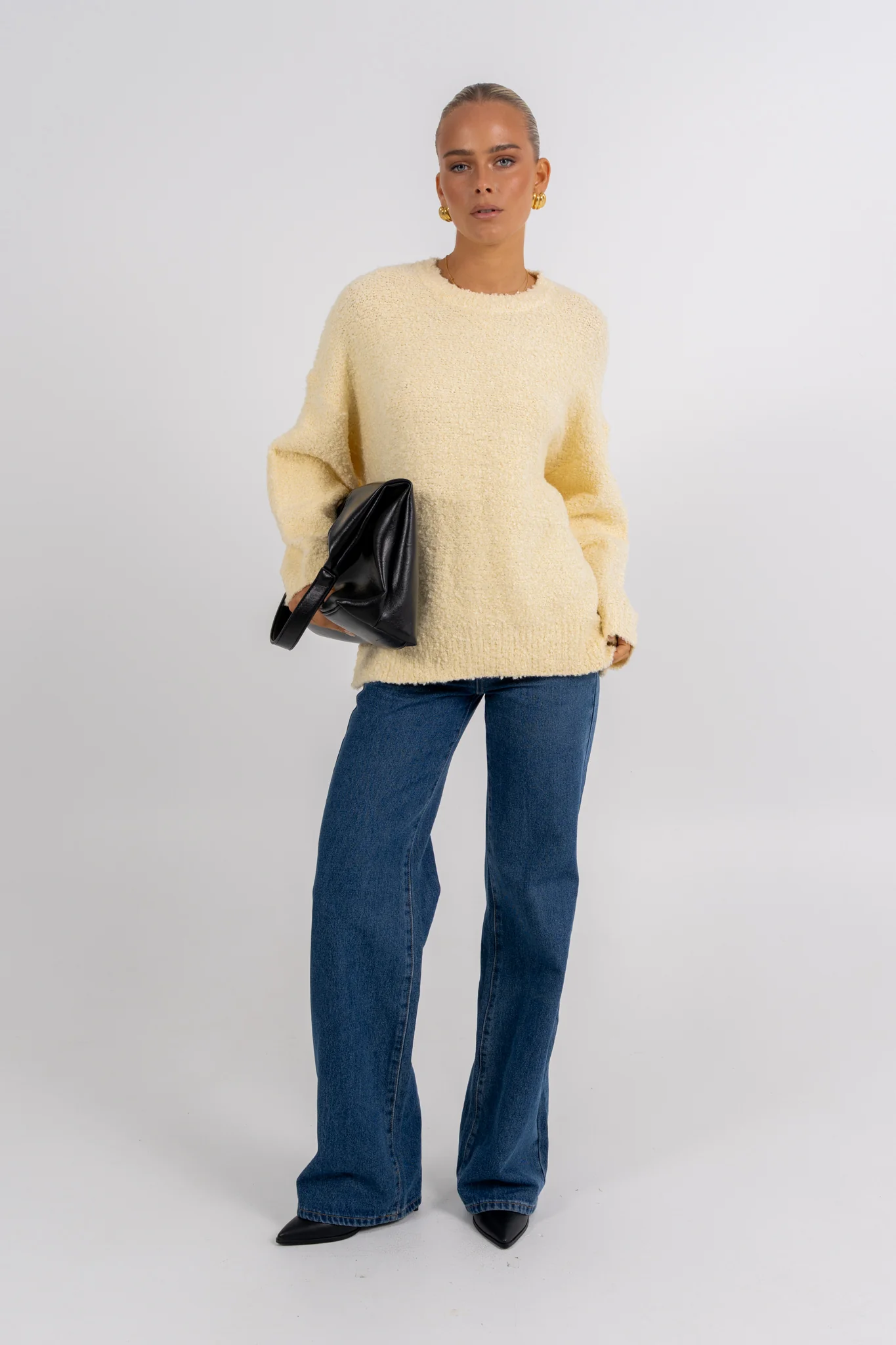 Bobbie Knit Jumper Lemon - Image 7
