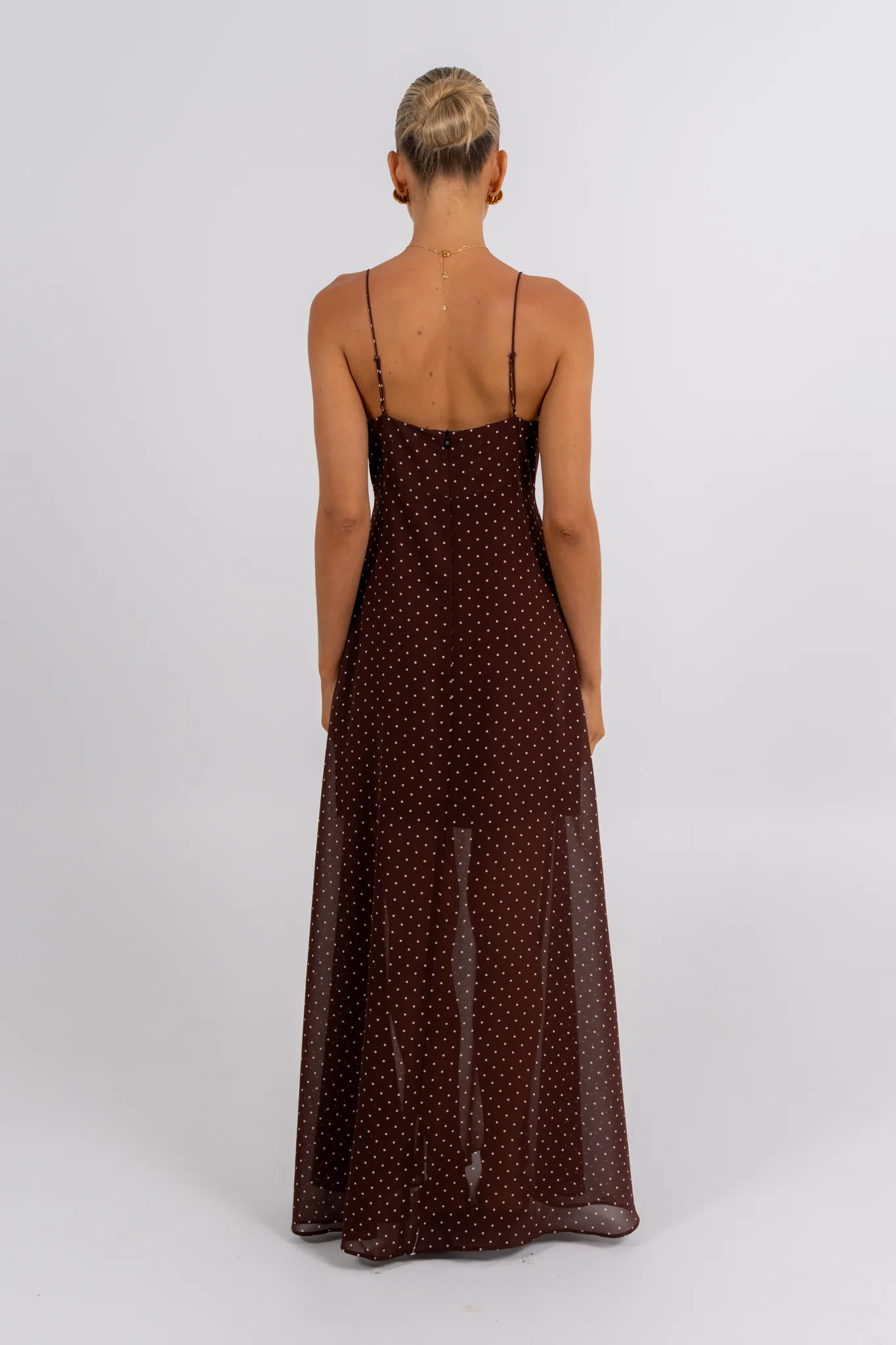 Chloe Maxi Dress Polka Dot - Image 4