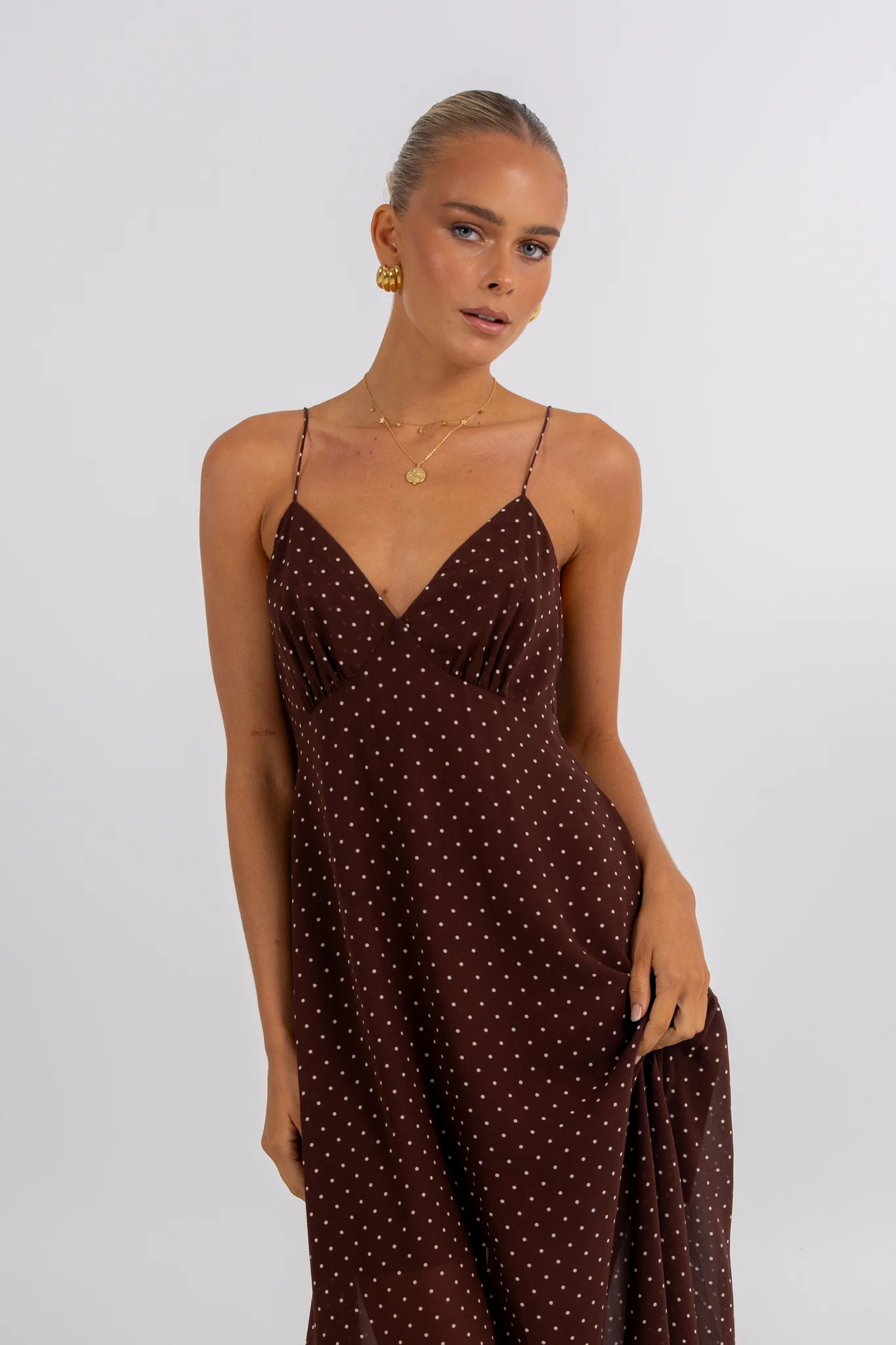 Chloe Maxi Dress Polka Dot - Image 5