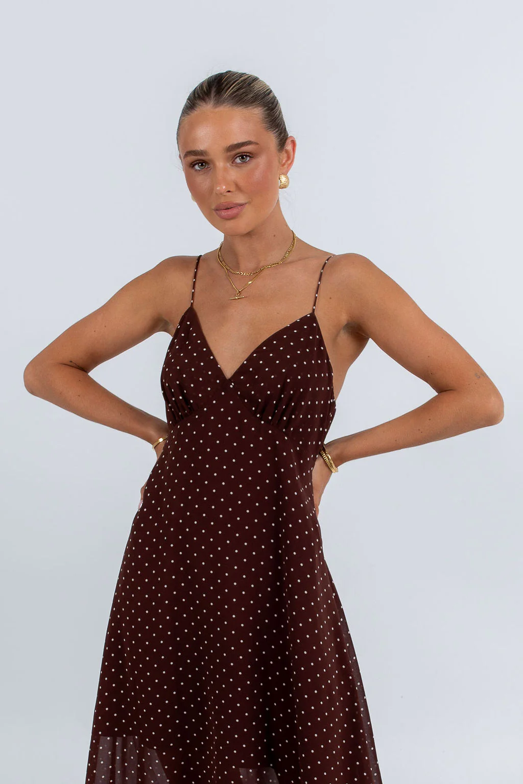 Chloe Maxi Dress Polka Dot - Image 6