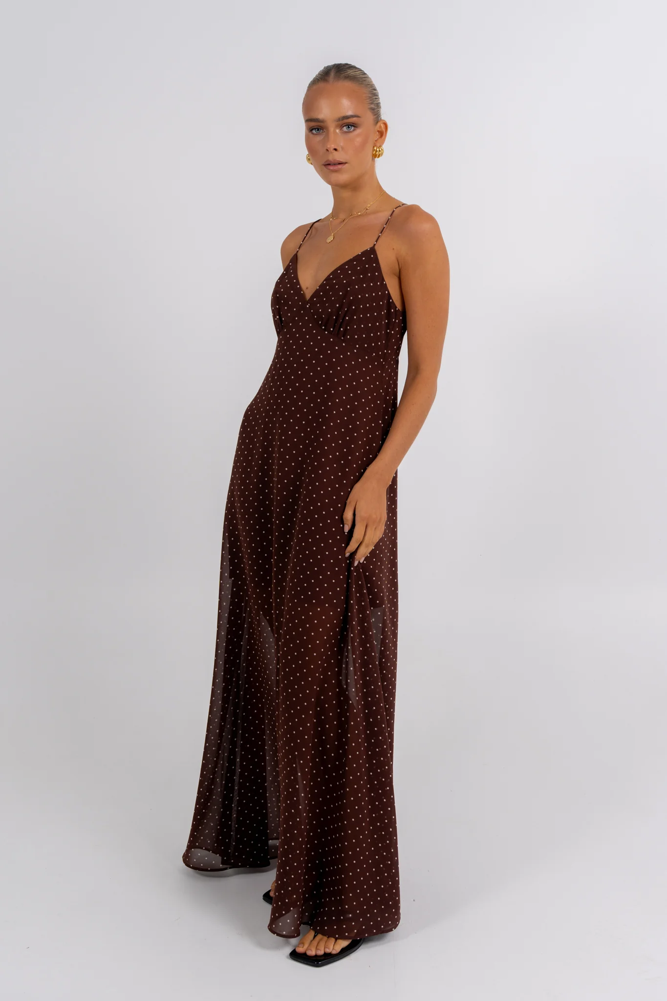 Chloe Maxi Dress Polka Dot - Image 9