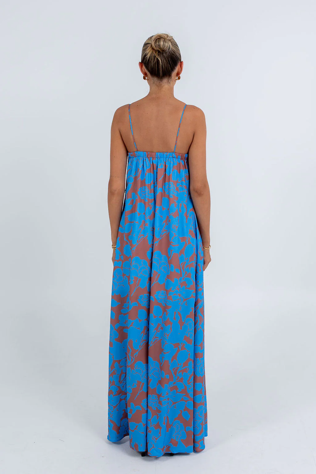Claudia Maxi Dress Azurosa Print - Image 4