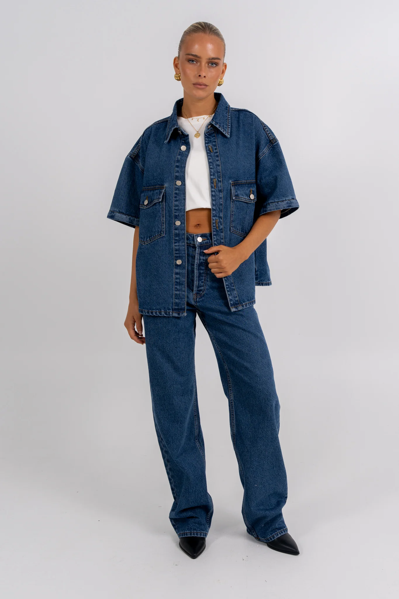 Embley Slim Leg Jean Dark Vintage - Image 12