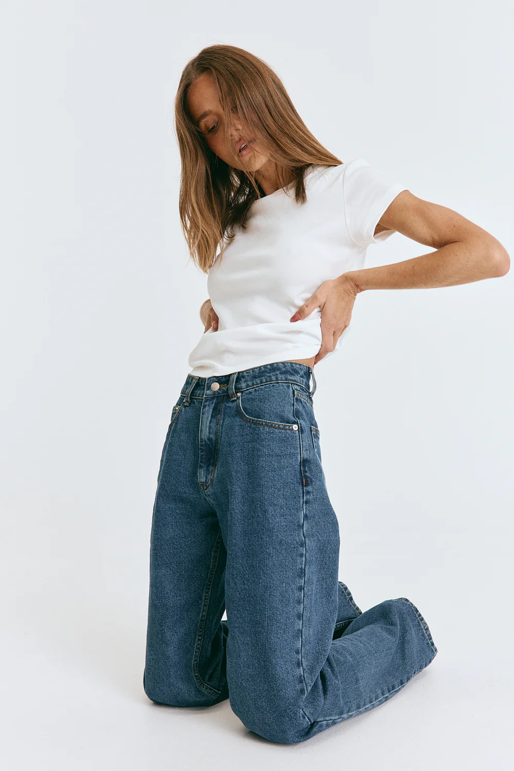 Embley Slim Leg Jean Dark Vintage - Image 4