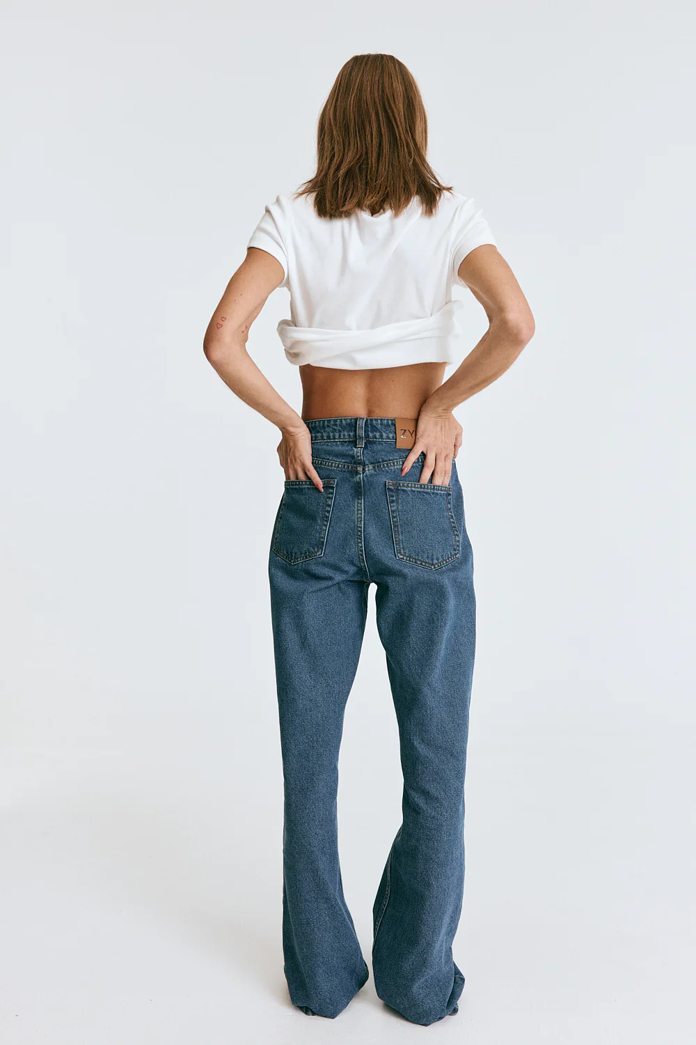 Embley Slim Leg Jean Dark Vintage - Image 5