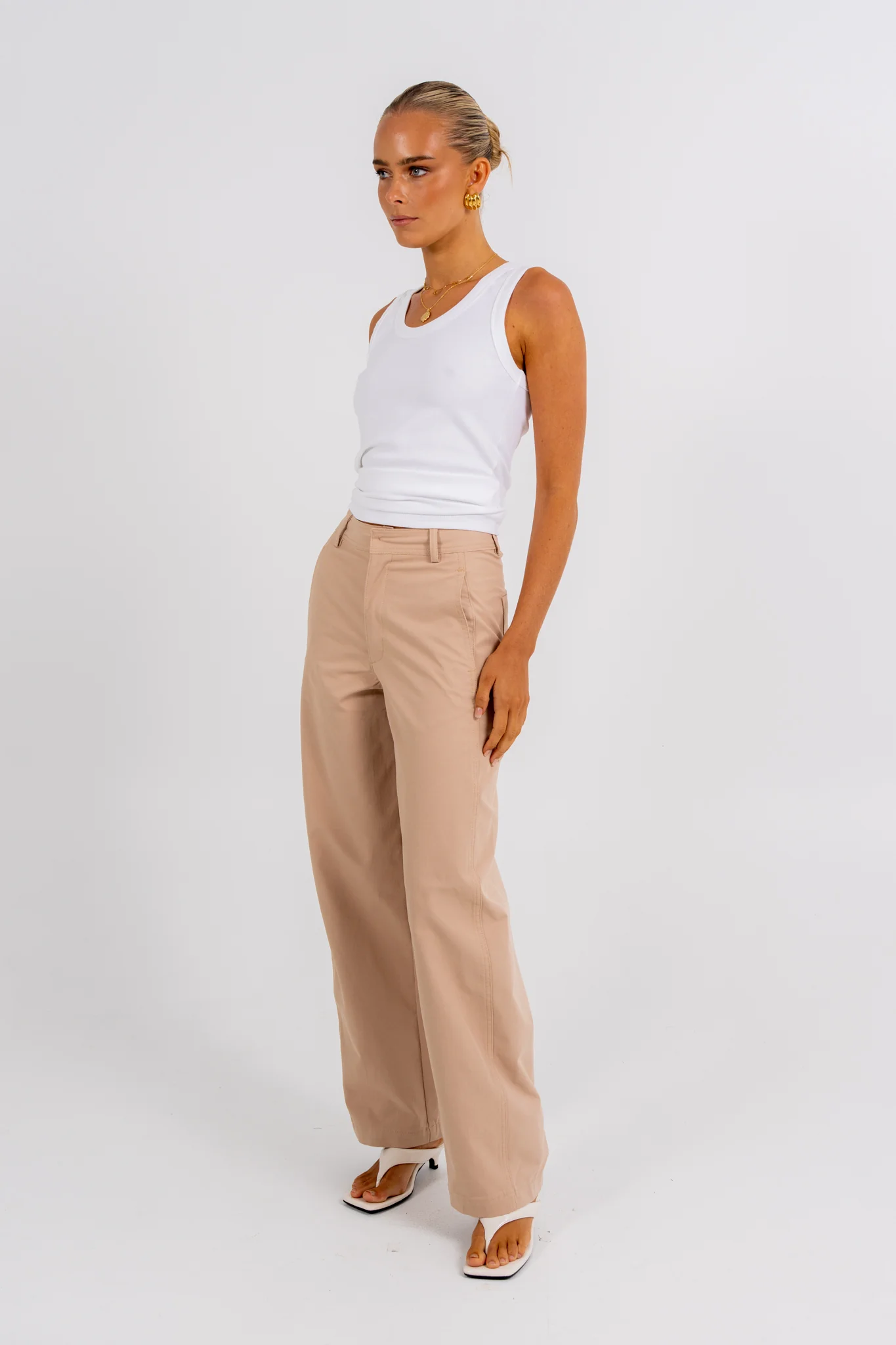 Finley Pant Beige - Image 8