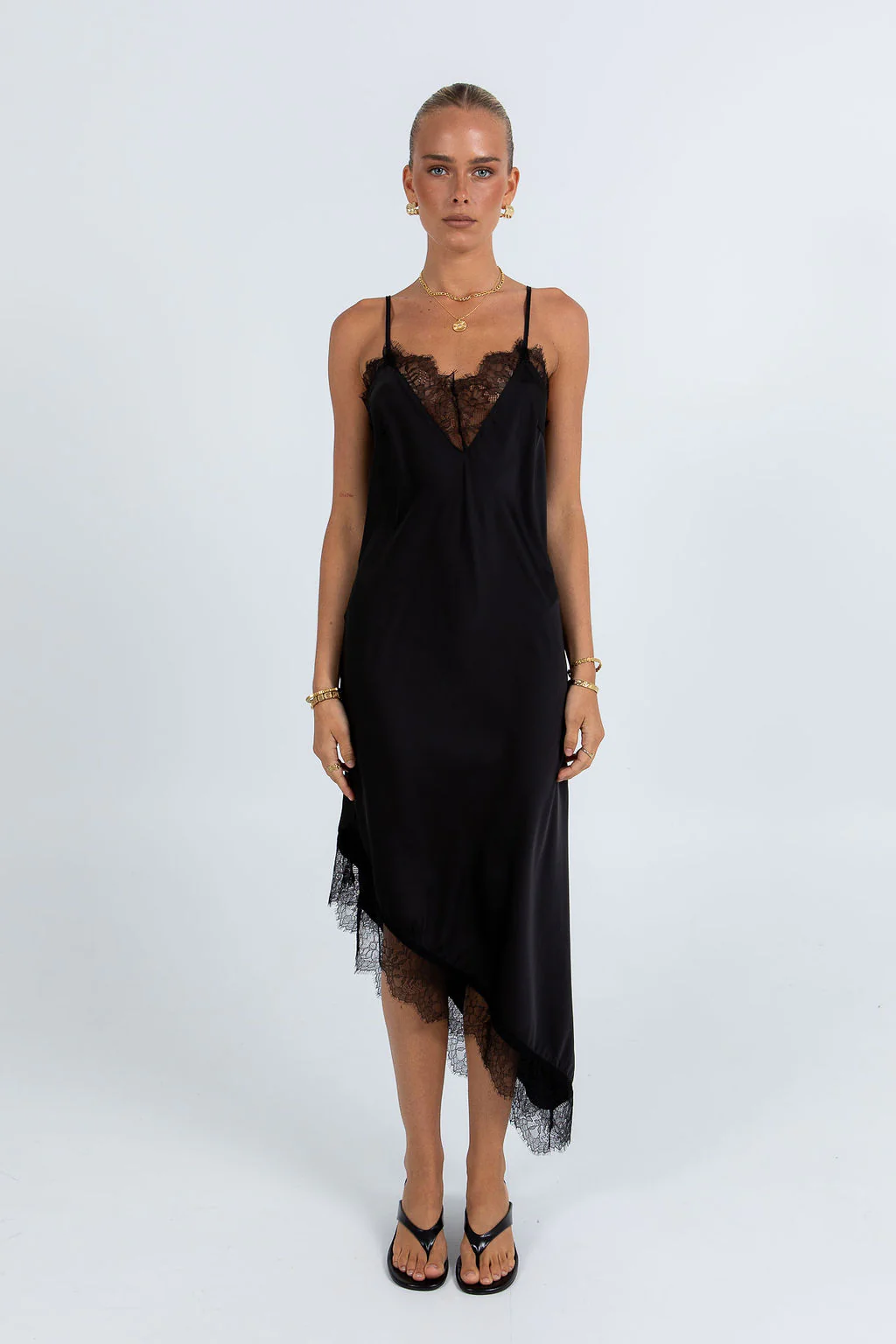 Gratia Midi Dress Black - Image 2