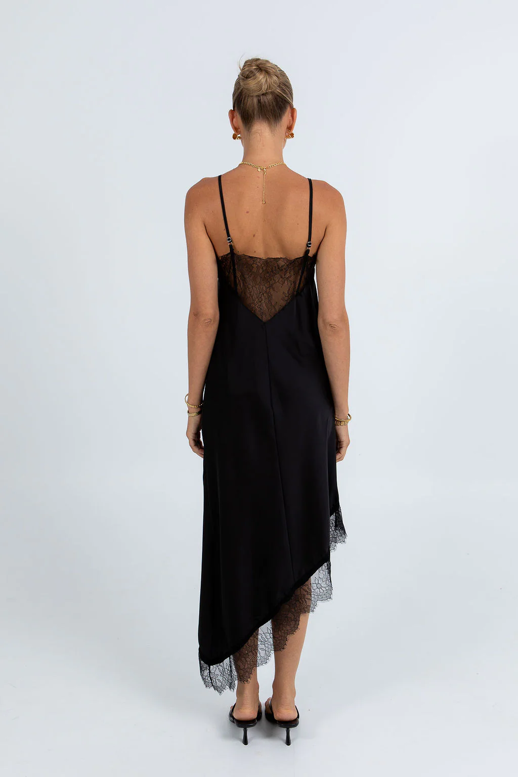 Gratia Midi Dress Black - Image 4